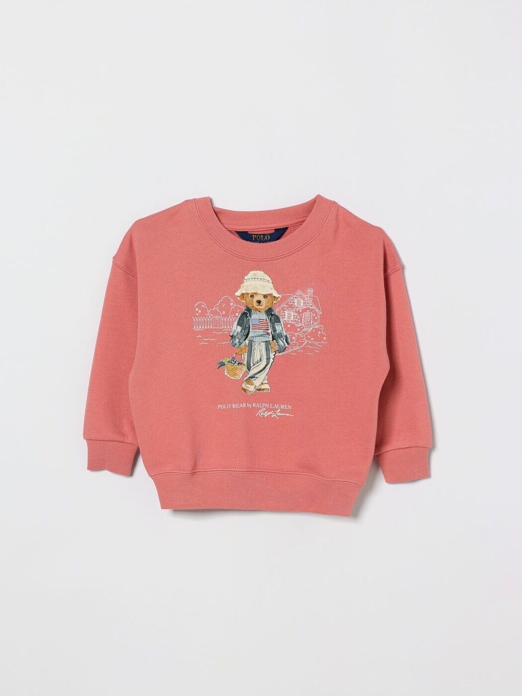 ポロ・ラルフローレン POLO RALPH LAUREN クルーネックジャンパー 編み物御召しもの ガールズ さくら色 Crew neck jumpers 312A11783 関税 貨物輸送無料 2026SS gi