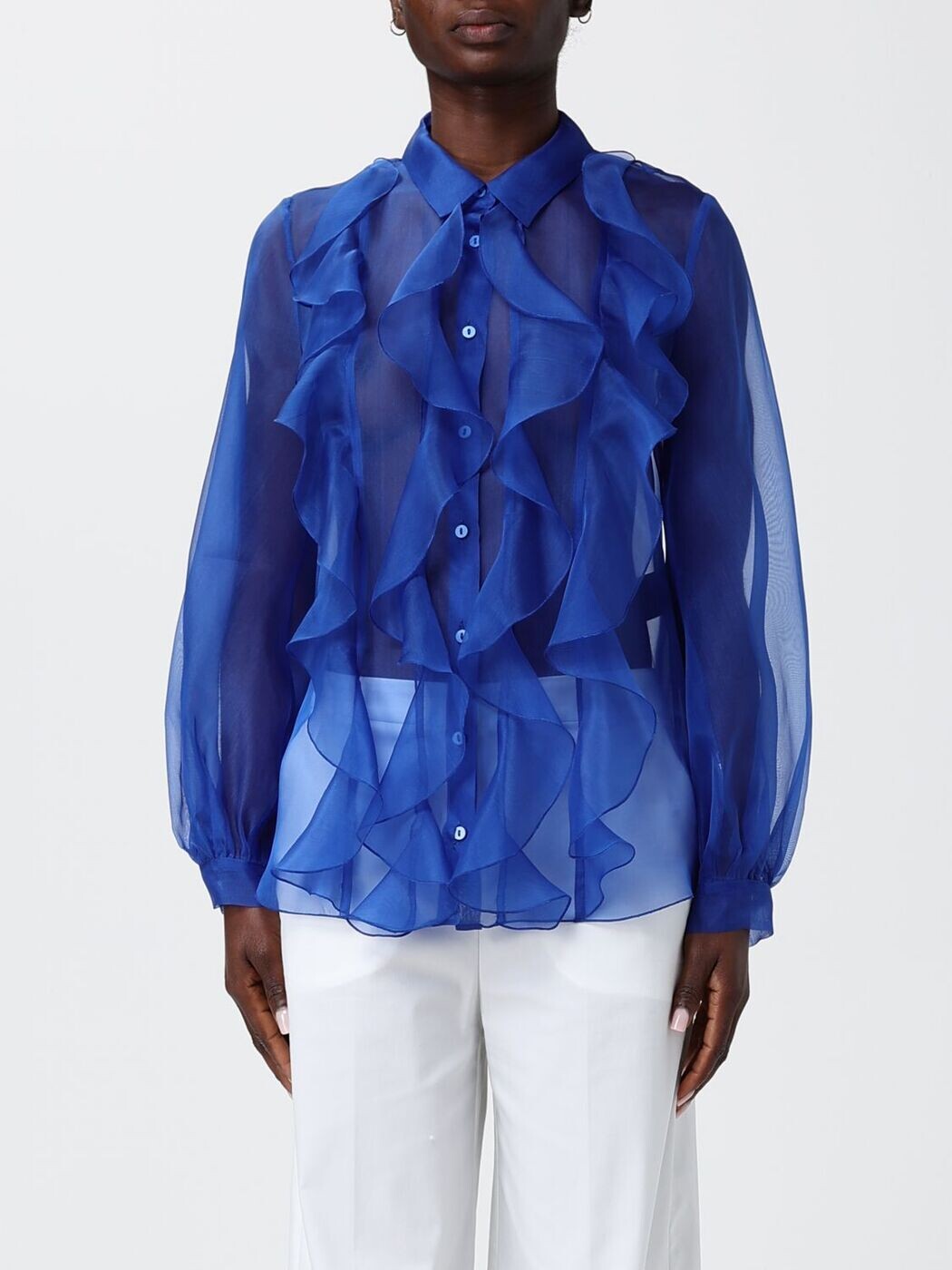 エイチクチュール H COUTURE シャツ レディース Shirts HC7114664 Royal Blue 関税 送料無料 2026SS gi｜BRANDSHOP「il Tesoro」 31,590円