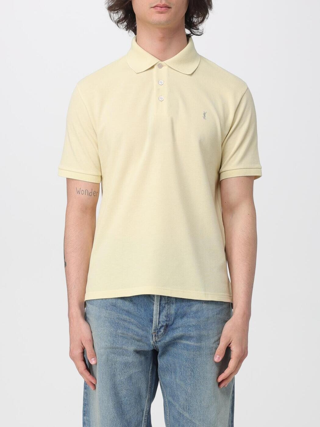 イヴ サンローラン SAINT LAURENT PARIS ポロシャツ メンズ グリーン Polo shirts 844845Y37HC Green 関税 送料無料 2026SS gi|BRANDSHOP「il Tesoro」