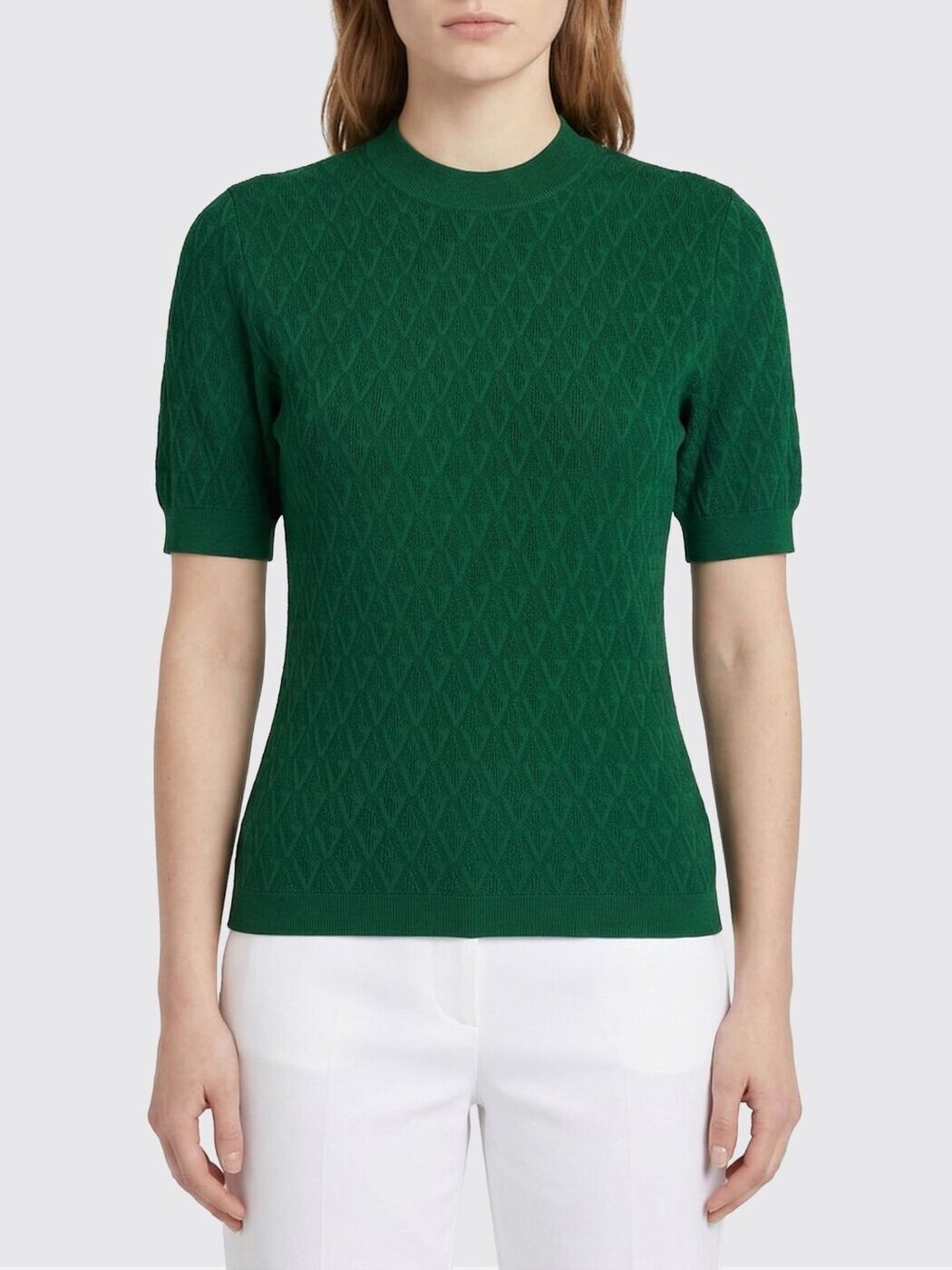 ヴェルサーチ VERSACE スウェーター 編み物お召しもの レディース 緑であること Knitwear 10219411A15978 関税 貨物輸送無料 2026SS gi