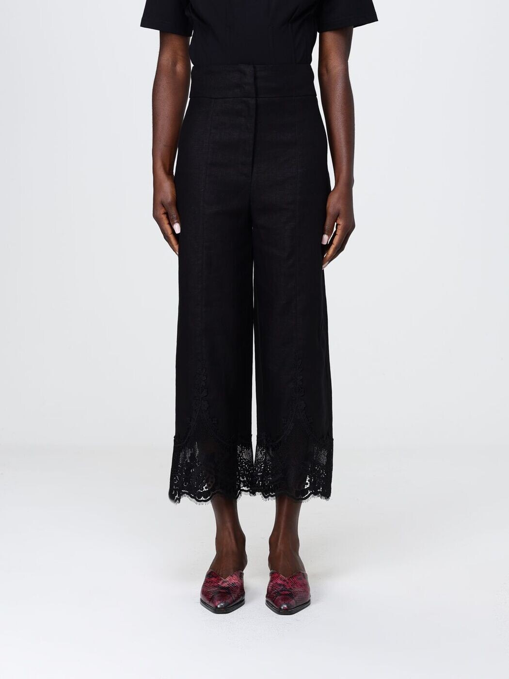 ツインセット TWINSET ズボン パンツ レディース ブラック Trousers 261TT2184 Black 関税 送料無料 2026SS gi|BRANDSHOP「il Tesoro」