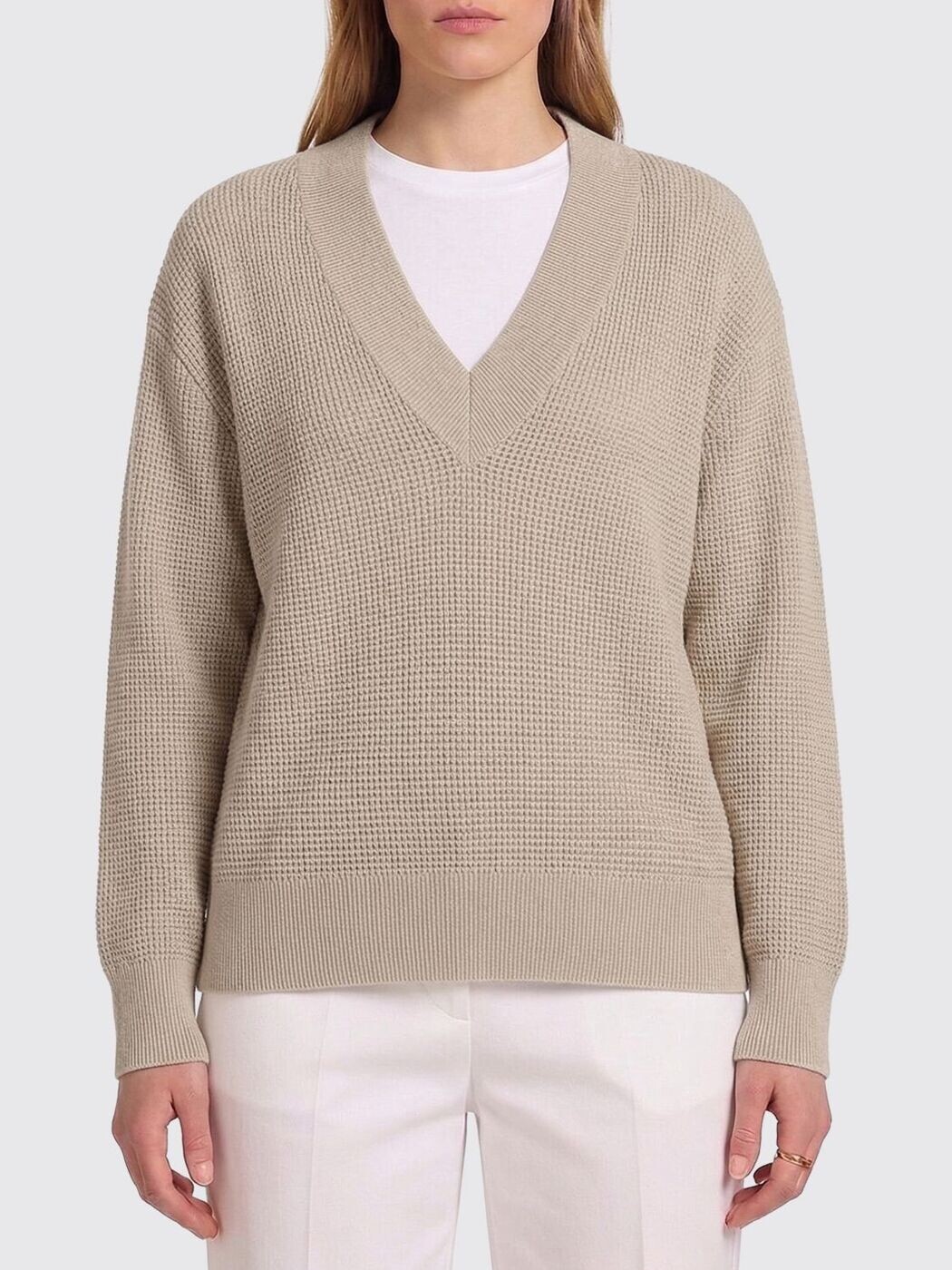 ブルネロクチネリ BRUNELLO CUCINELLI スウェーター 編み物お召しもの レディース ベージュ Knitwear MST263312 関税 貨物輸送無料 2026SS gi