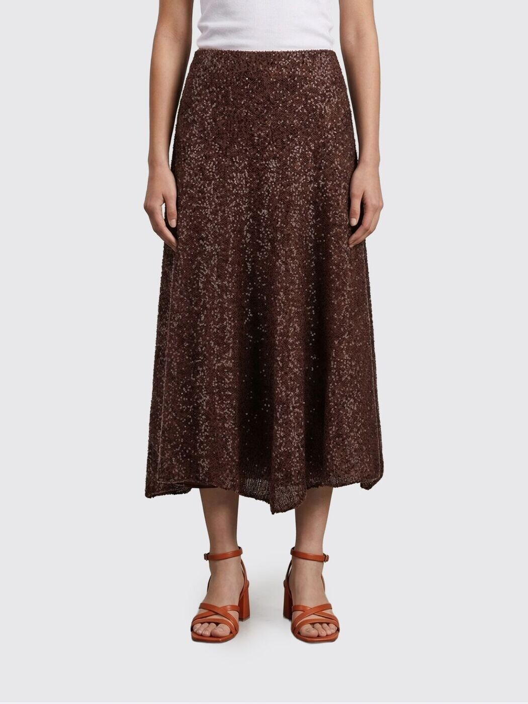 ブルネロクチネリ BRUNELLO CUCINELLI スコート レディース さくら色 Skirts MDJ547689 関税 貨物輸送無料 2026SS gi