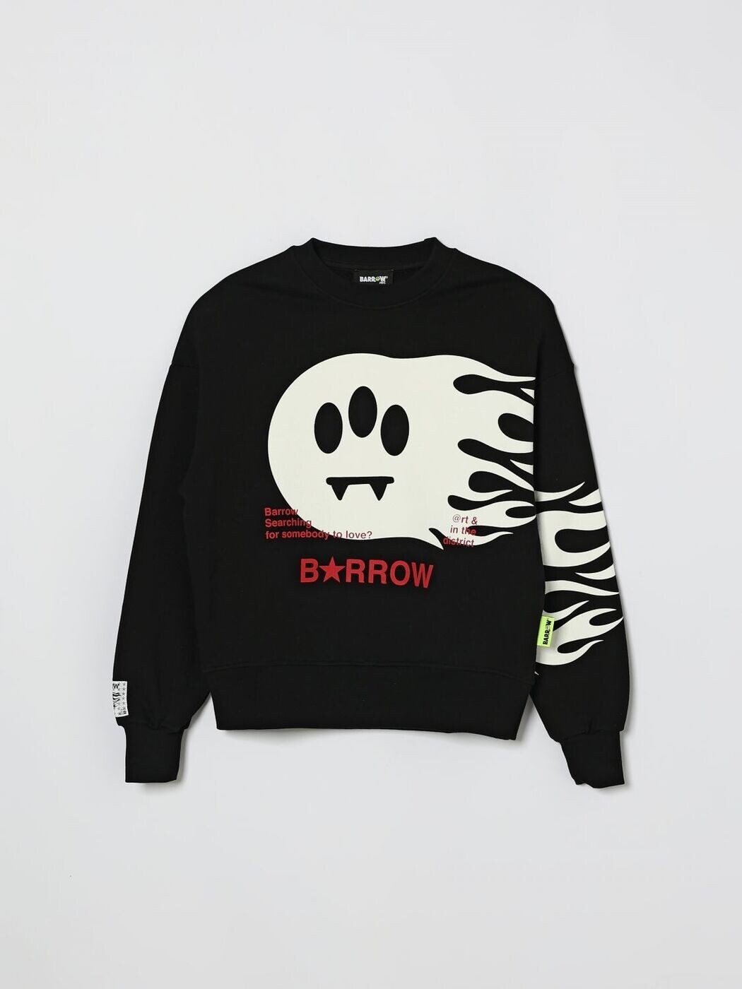 バロウキッズ BARROW KIDS クルーネックジャンパー 編み物御召しもの ボーイズ 黒いこと Crew neck jumpers S6BKJUSW084 関税 貨物輸送無料 2026SS gi