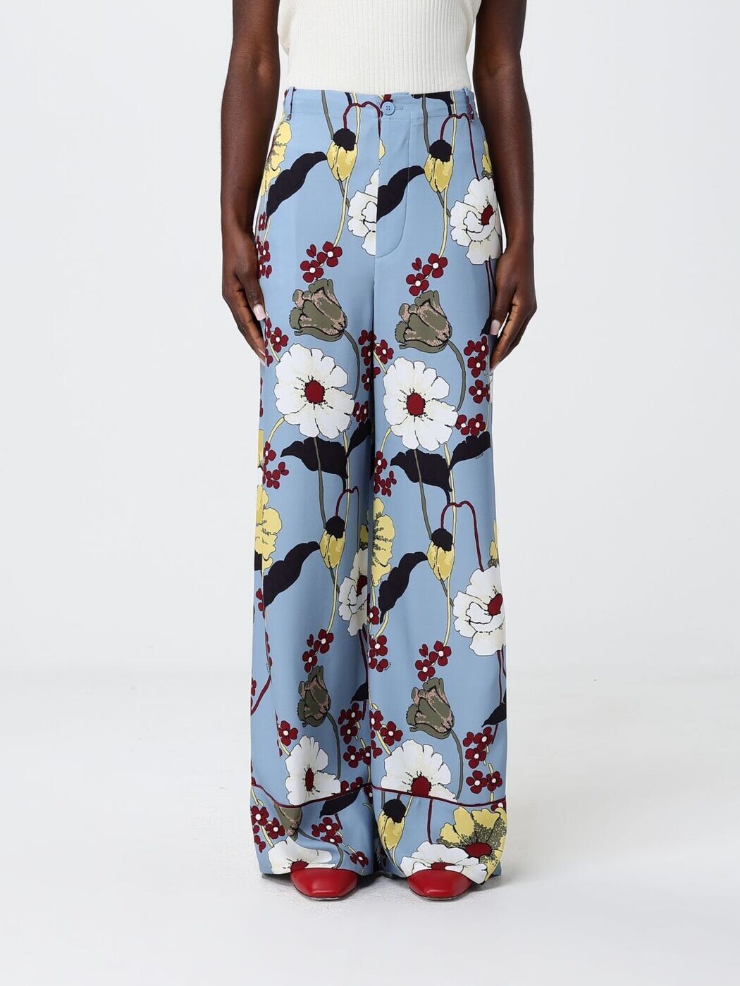 マルニ MARNI ズボン パンツ レディース Trousers PAMA0335I0UTVA65 Sky Blue 関税 送料無料 2026SS gi｜BRANDSHOP「il Tesoro」
