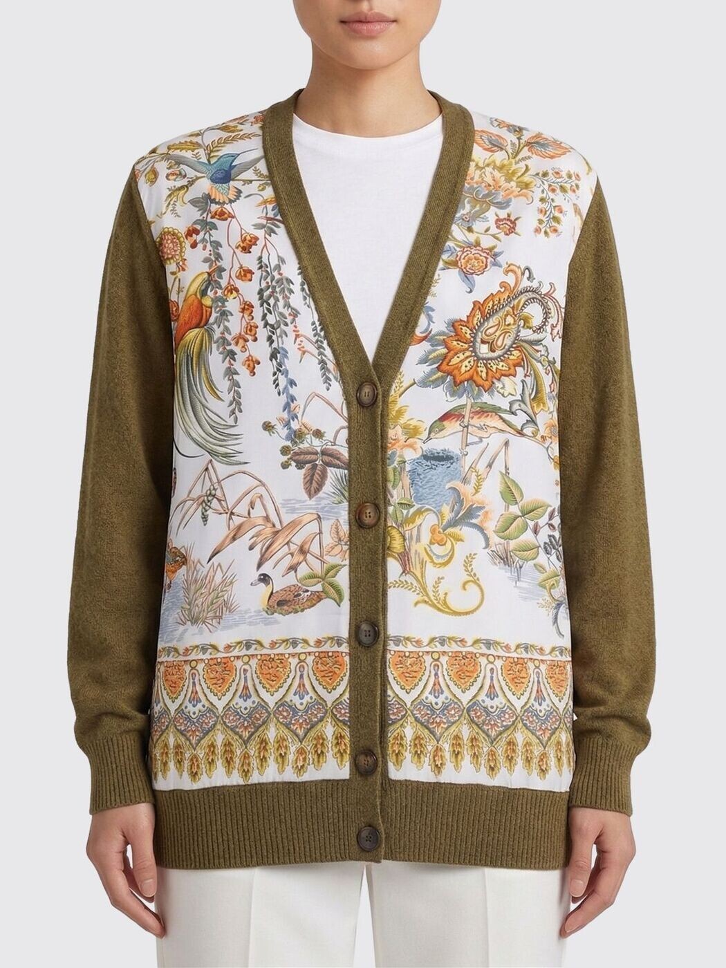 エトロ ETRO スウェーター 編み物お召しもの レディース 緑であること Knitwear WRKE0182AV868 関税 貨物輸送無料 2026SS gi