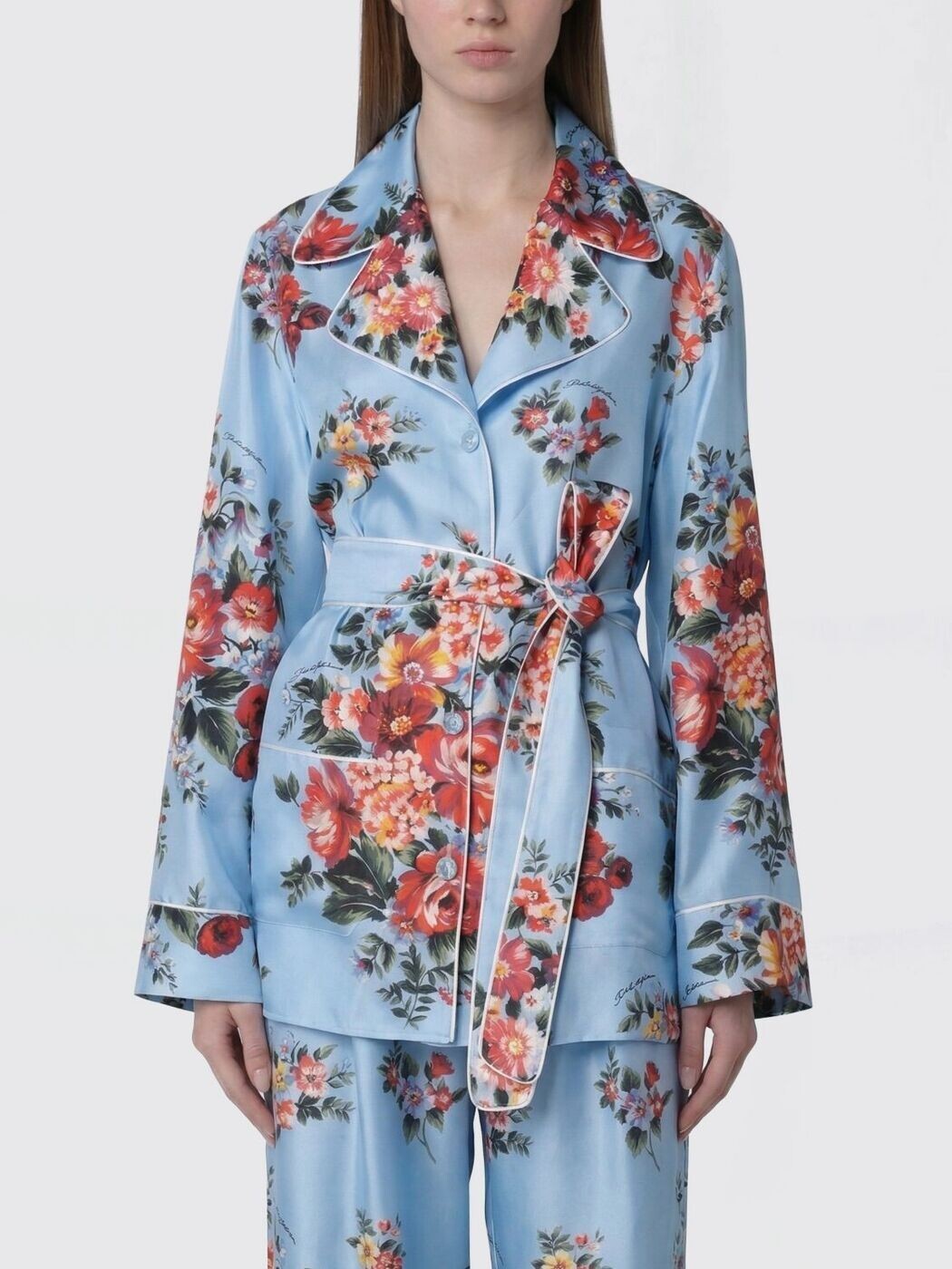 ドルチェ\u0026ガッバーナ DOLCE\u0026GABBANA プルオーバー レディース 青碧 Shirts F5Q03TIS11I 関税 貨物輸送無料 2026SS gi