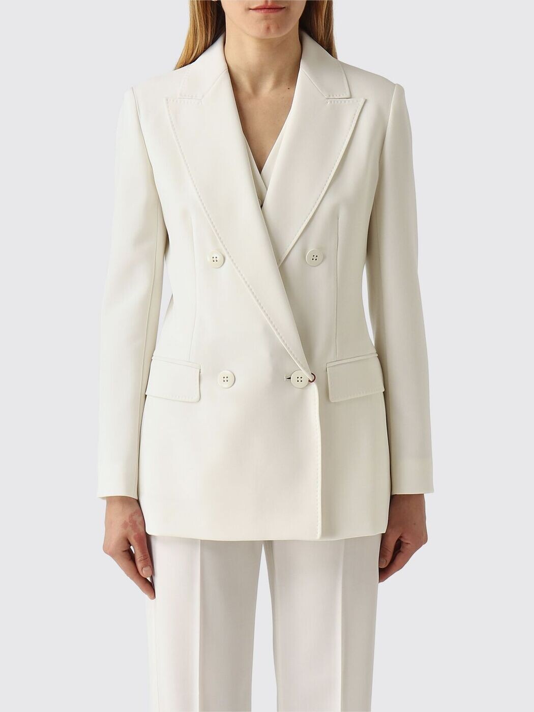 マックスマーラ ステュディオ MAX MARA STUDIO 背広上衣 背広 上衣 レディース 白いこと Suit Jackets 2616041061600 関税 貨物輸送無料 2026SS gi