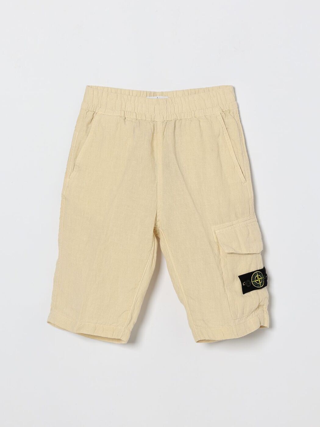 石ころ 島 STONE ISLAND JUNIOR 遊撃手ズボン下 ズボン下 さる股引き ボーイズ ベージュ Shorts L100001S0145 関税 貨物輸送無料 2026SS gi
