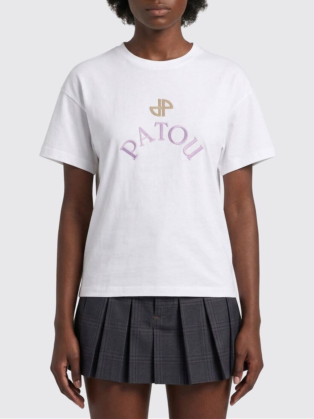 パトゥ PATOU スポーツシャツ プルオーバー レディース 白いこと T-shirts and polo shirts JE2059990 関税 貨物輸送無料 2026SS gi