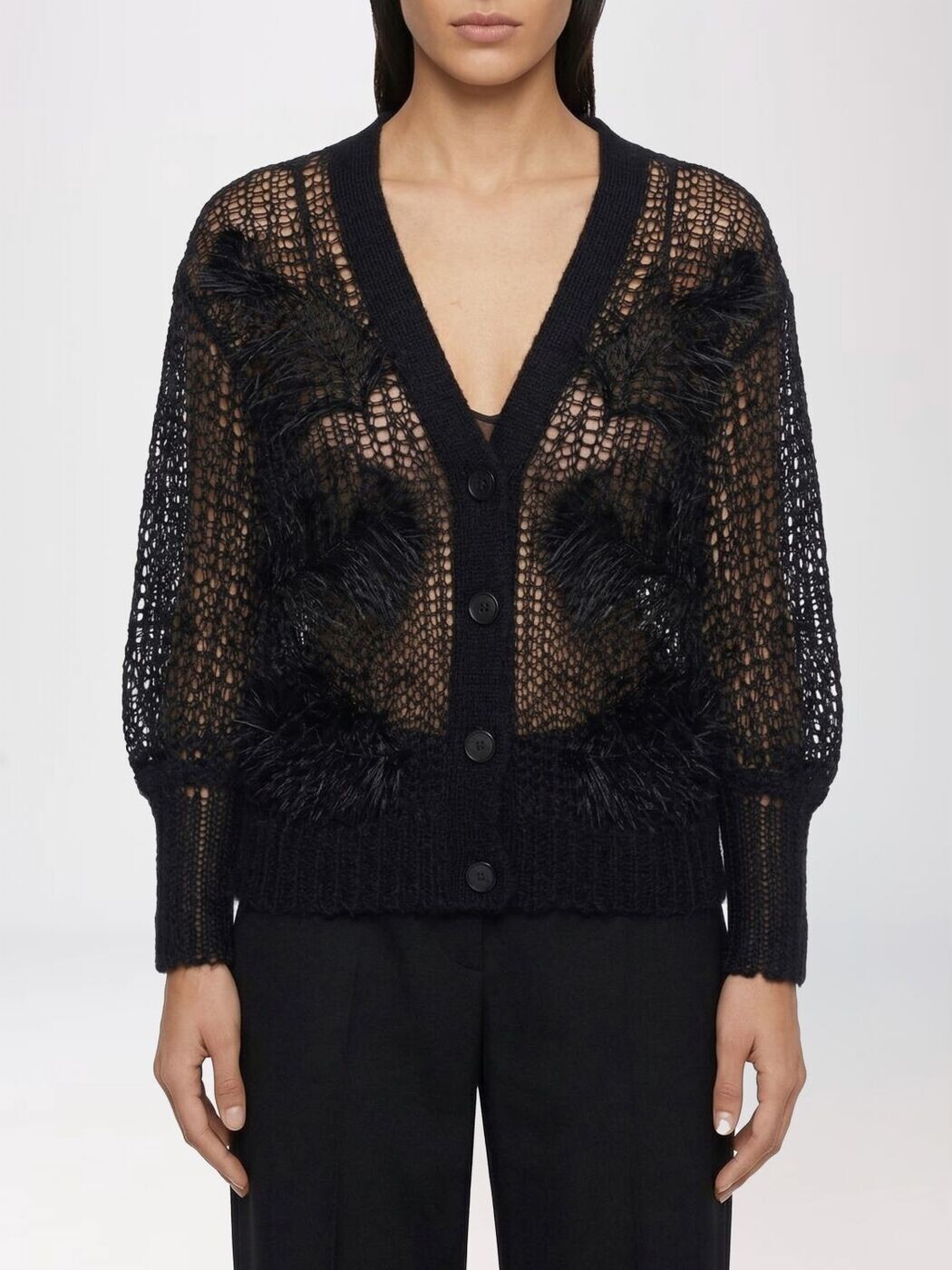 アティコ ATTICO スウェーター 編み物お召しもの レディース 黒いこと Knitwear 260WCD00011KMX002FS 関税 貨物輸送無料 2026SS gi