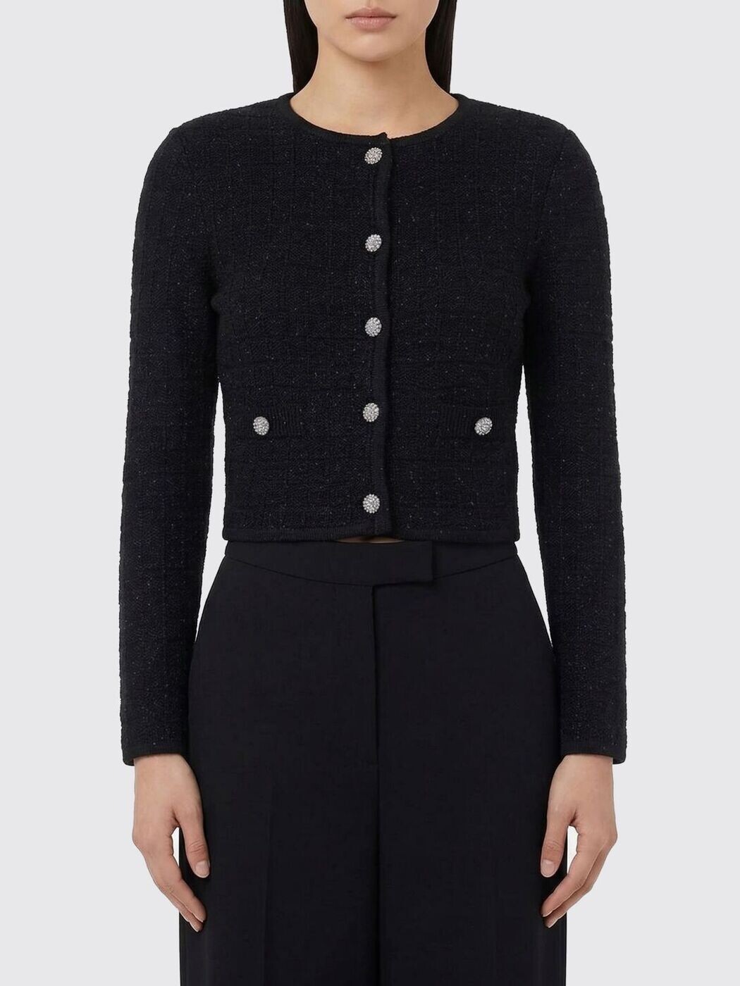アレッサンドラ 分限者 ALESSANDRA RICH スウェーター 編み物お召しもの レディース 黒いこと Knitwear FABX4348K4722 関税 貨物輸送無料 2026SS gi