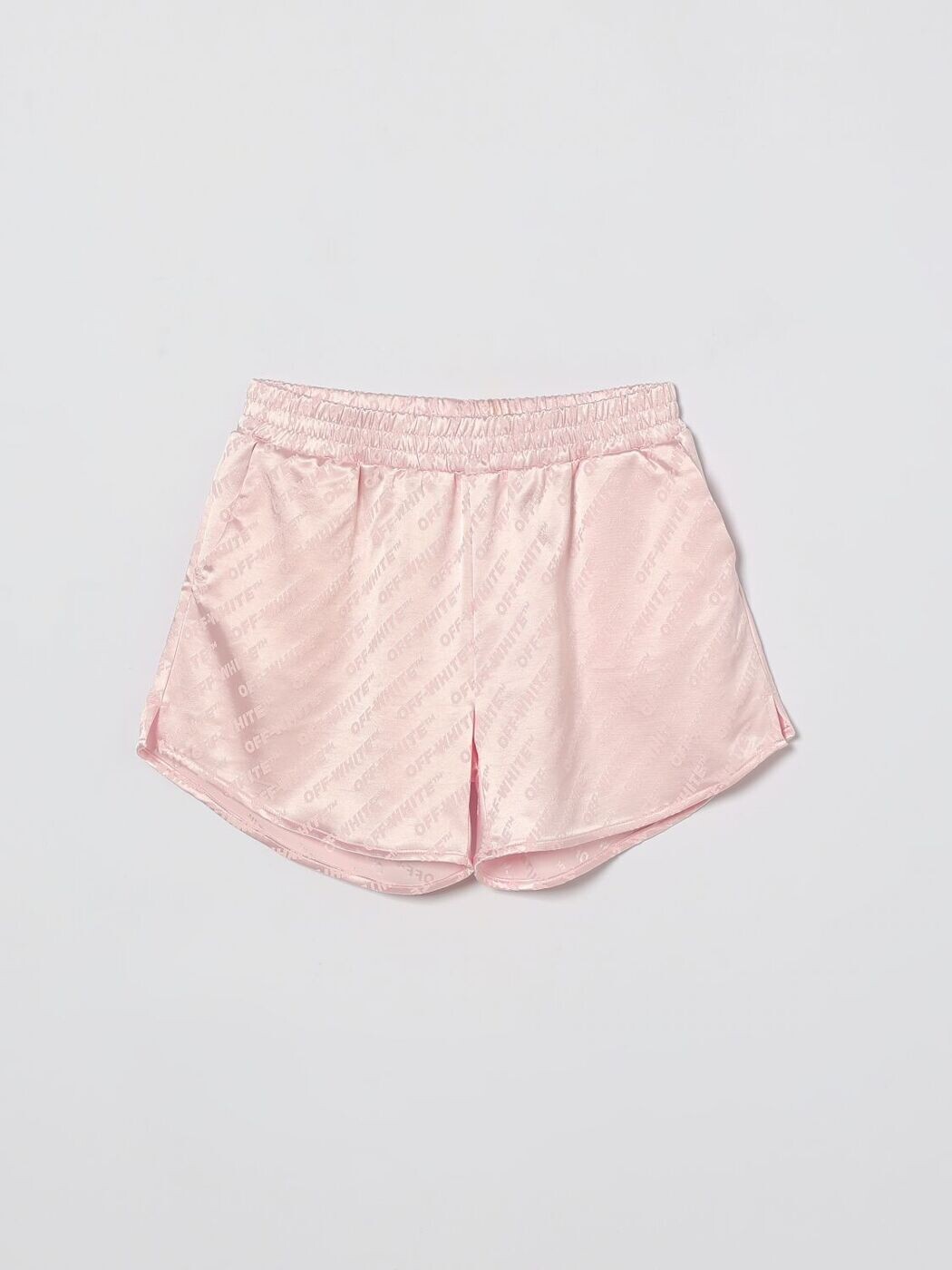 オフ 白いこと OFF-WHITE 遊撃手ズボン下 ズボン下 さる股引き ガールズ サクラ色 Shorts OGCB009S26FAB002 関税 貨物輸送無料 2026SS gi