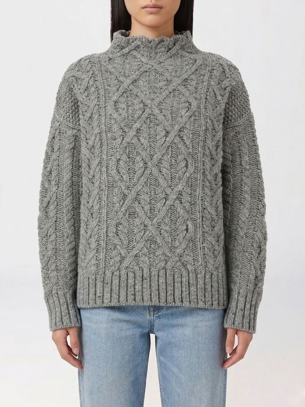 ジルサンダー JIL SANDER スウェーター 編み物お召しもの レディース 薄墨色 Knitwear J40GP0026J14522 関税 貨物輸送無料 2026SS gi