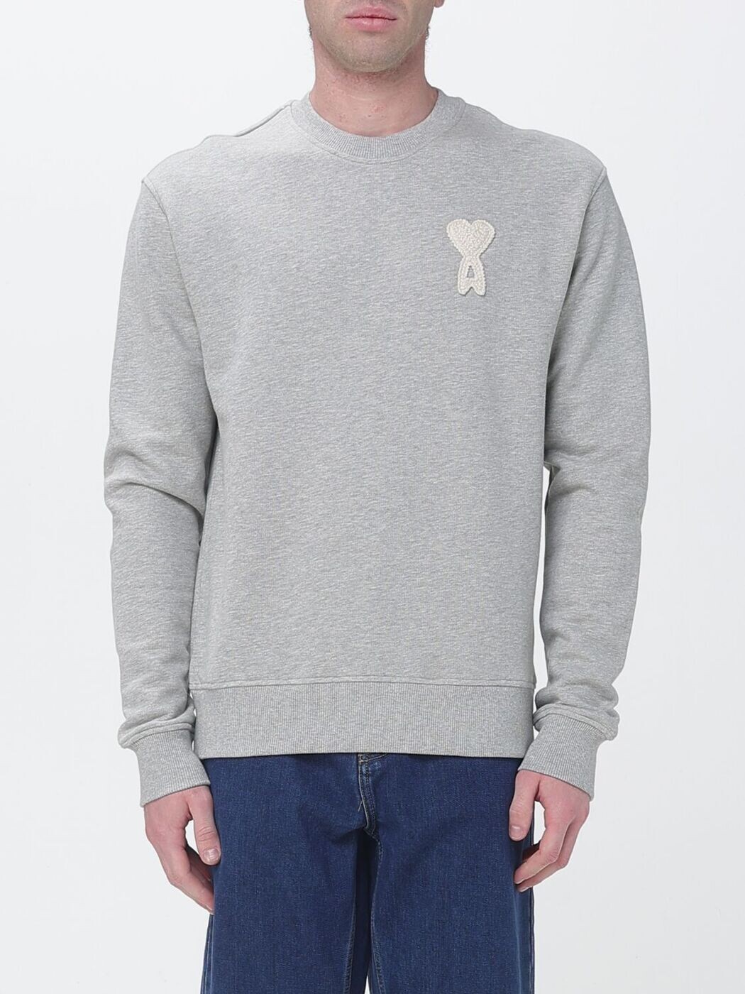 意中の女 パリス AMI PARIS トレイナー 調教師 メンズ 薄墨色 Sweatshirts USW787730A 関税 貨物輸送無料 2026SS gi