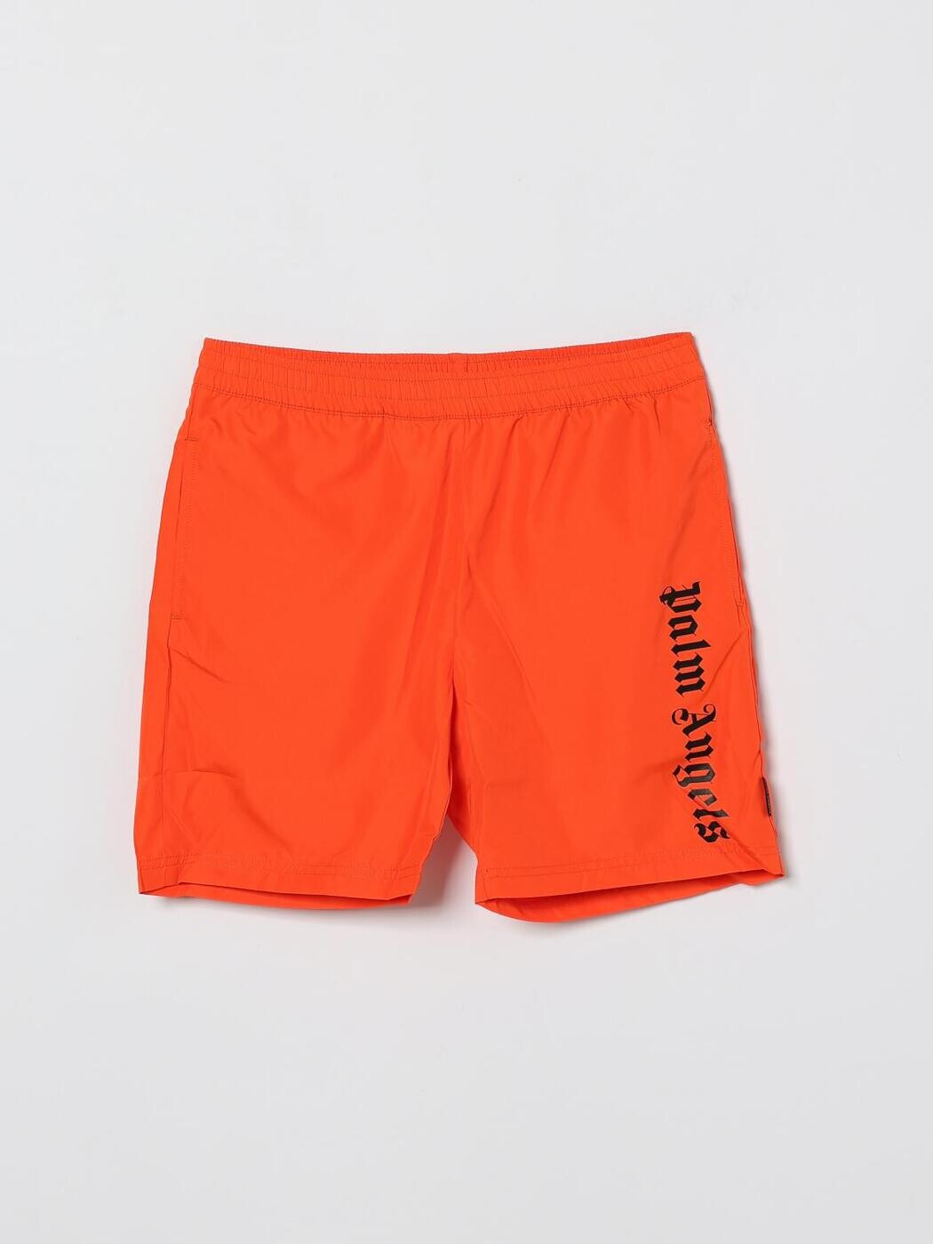 パーム・エンジェルス PALM ANGELS 塩水ズボン下 スイムウェア ボーイズ オレンジ色 Swim shorts PBFD003S26FAB001 関税 貨物輸送無料 2026SS gi
