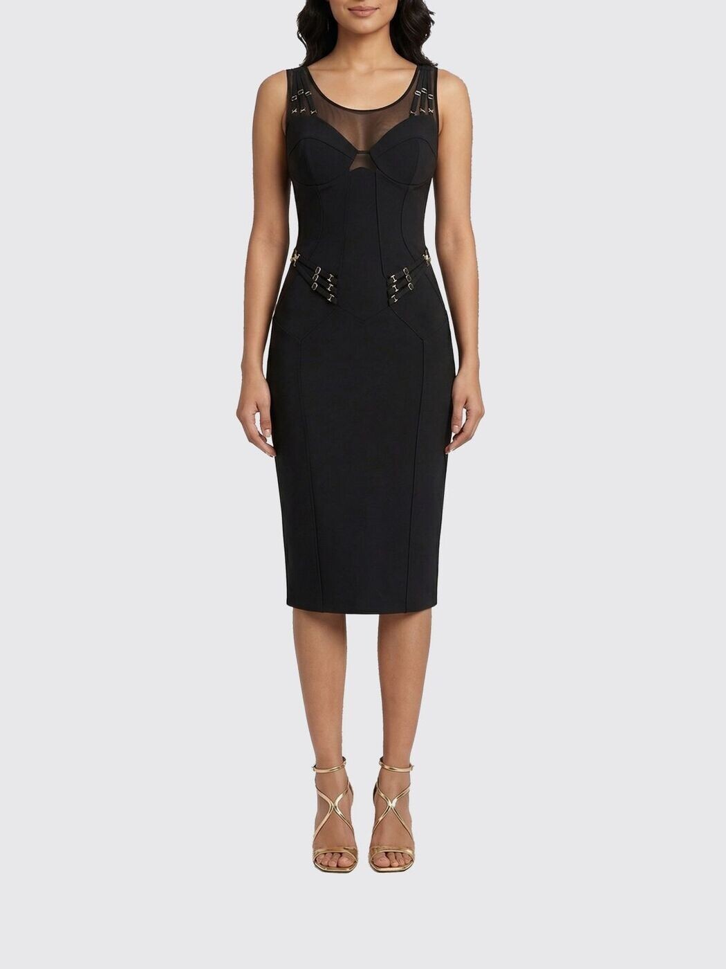 エリザベッタ フランキ ELISABETTA FRANCHI 衣裳 御召しもの レディース 黒いこと Dresses AB87061E2 関税 貨物輸送無料 2026SS gi