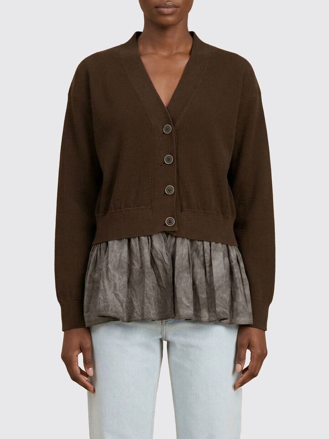 ユマ壱 UMA WANG スウェーター 編み物お召しもの レディース 赤銅色 Knitwear UK7146 関税 貨物輸送無料 2026SS gi