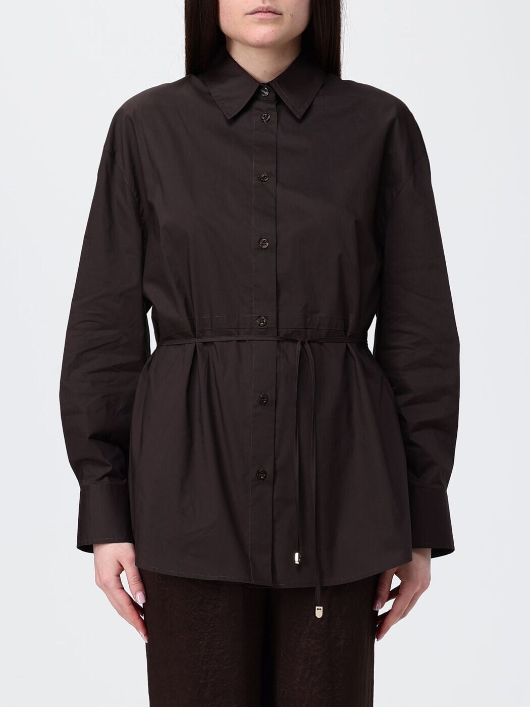 リュー ジョー LIU JO シャツ レディース ブラウン Shirts WA6324T4853 Brown 関税 送料無料 2026SS gi｜BRANDSHOP「il Tesoro」