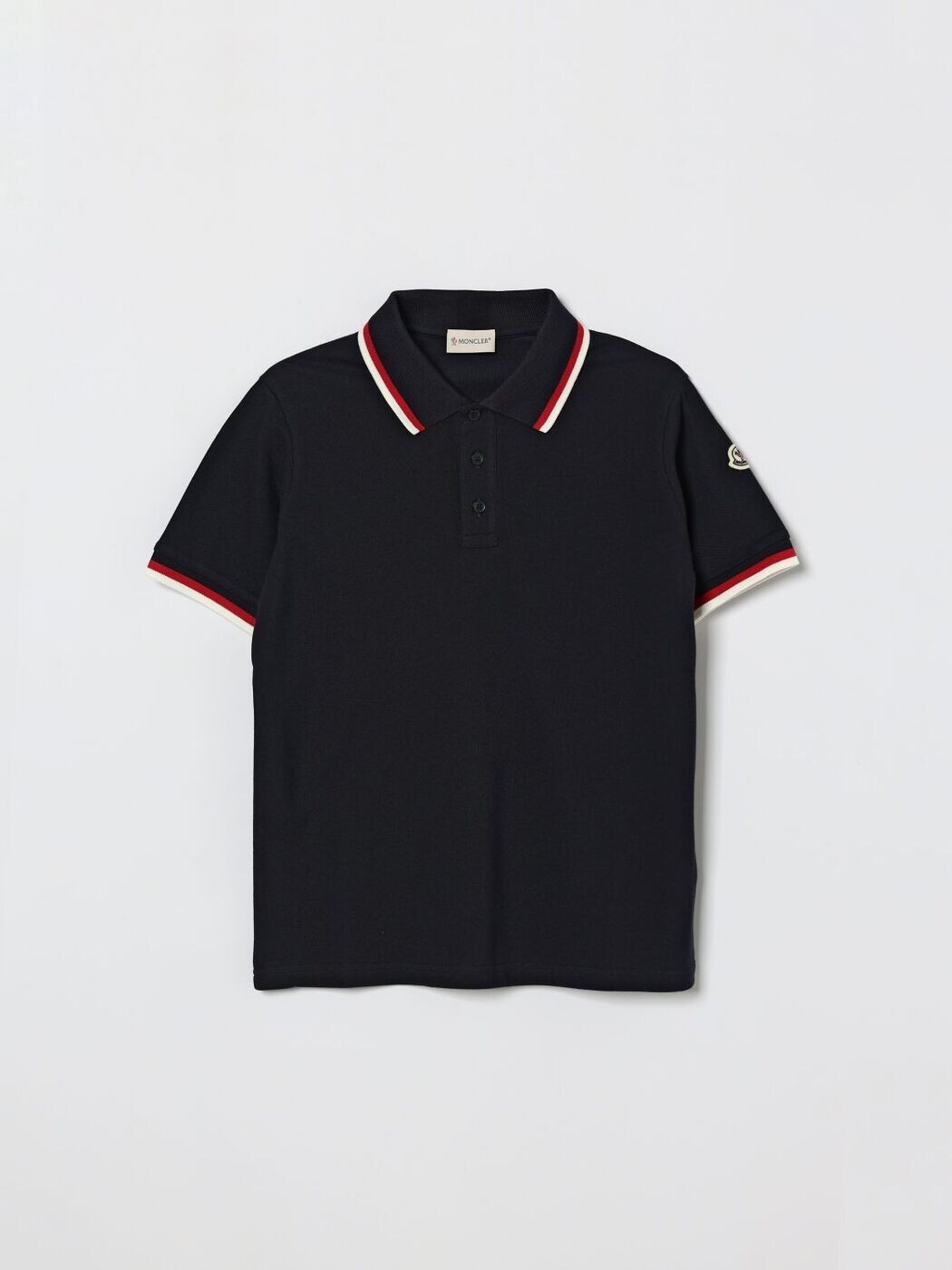 モンク線路 MONCLER スポーツシャツ トップス ボーイズ 青色 Polo shirts 8A000128496W 関税 貨物輸送無料 2026SS gi