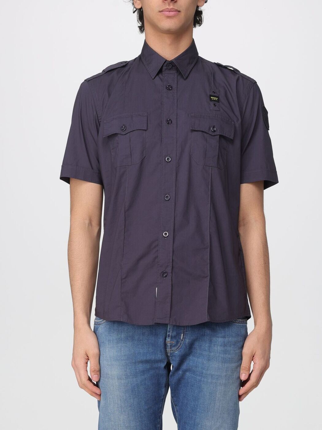 ブラウアー BLAUER シャツ メンズ ブルー Shirts 26SBLUS02271007502 Blue 関税 送料無料 2026SS gi|BRANDSHOP「il Tesoro」