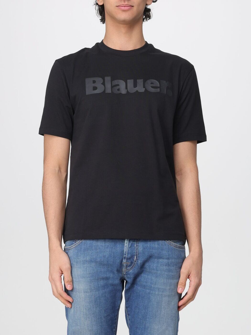 ブラウアー BLAUER Tシャツ メンズ ブラック T-shirts 26SBLUH02287007480 Black 関税 送料無料 2026SS gi|BRANDSHOP「il Tesoro」