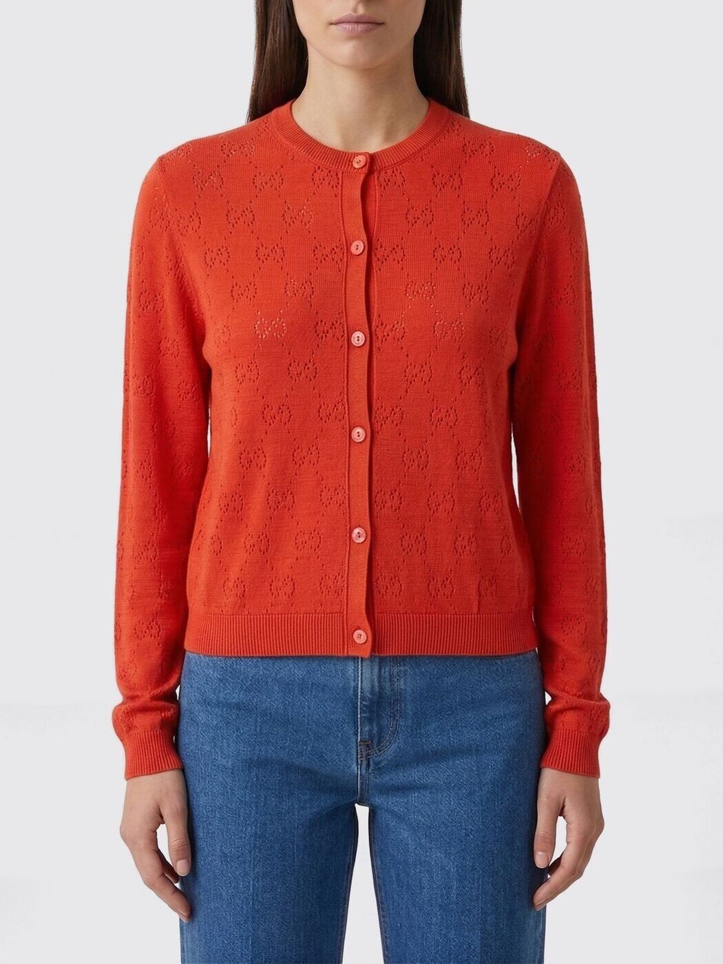 グッチ GUCCI スウェーター 編み物お召しもの レディース 赤いこと Knitwear 856202XKFCO 関税 貨物輸送無料 2026SS gi