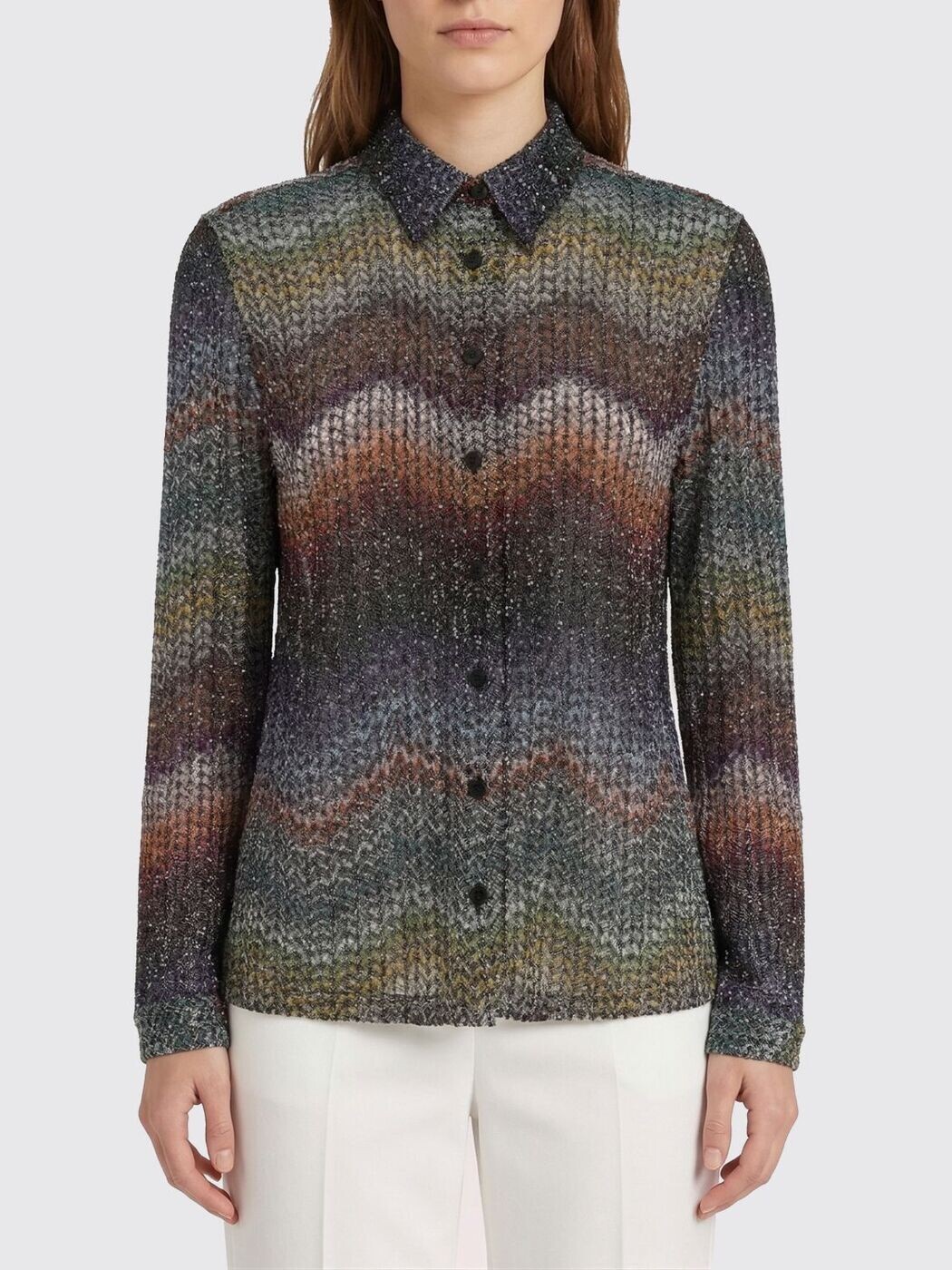 ミッソーニ MISSONI シャツ レディース マルチカラー Shirts DS26SJ06BC005Y Multicolor 関税 送料無料 2026SS gi｜BRANDSHOP「il Tesoro」 130,850円