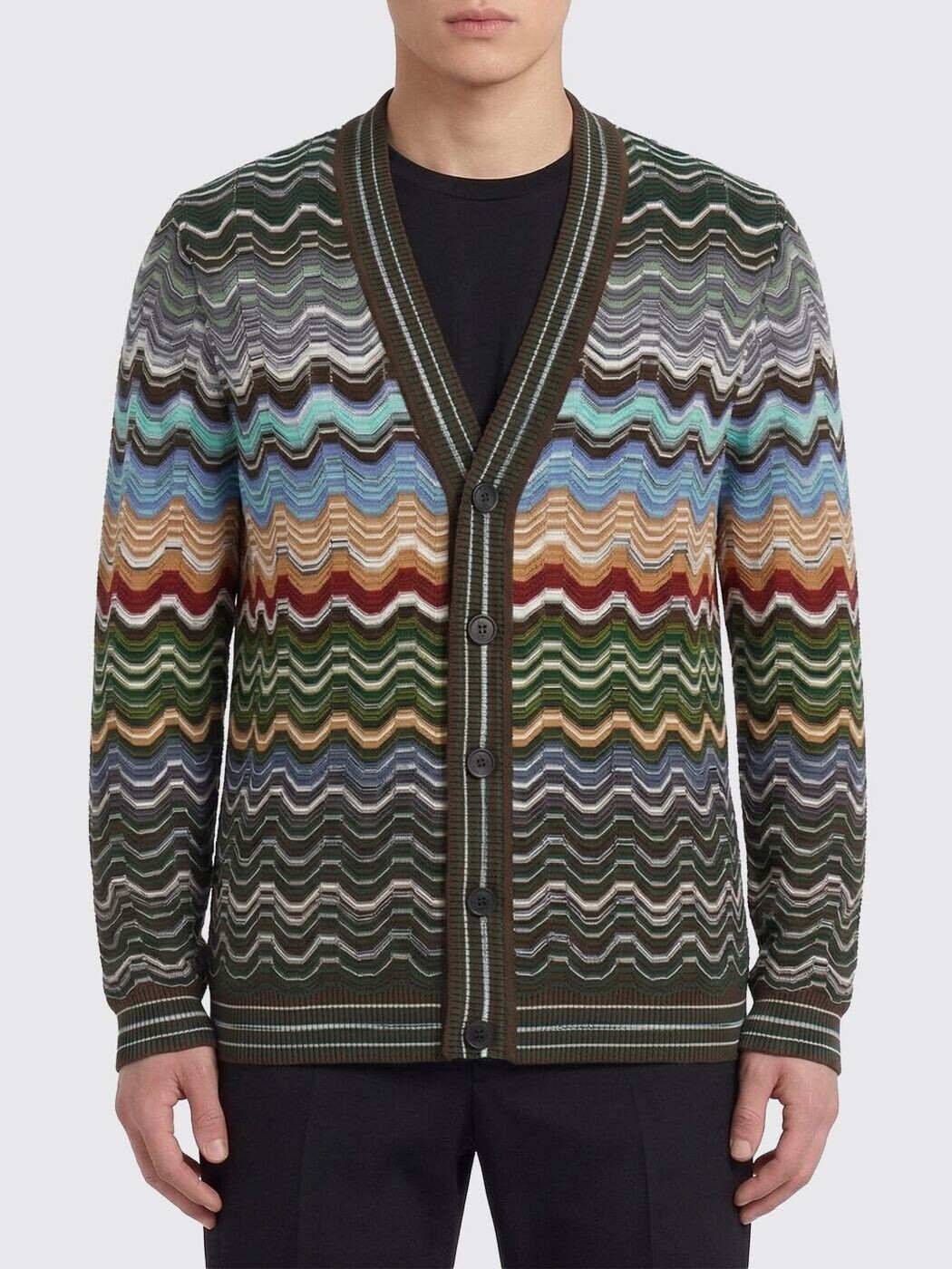 ミッソーニ MISSONI スウェーター 編み物お召しもの メンズ マルチ色合い Knitwear US26SM02BK01G8 関税 貨物輸送無料 2026SS gi