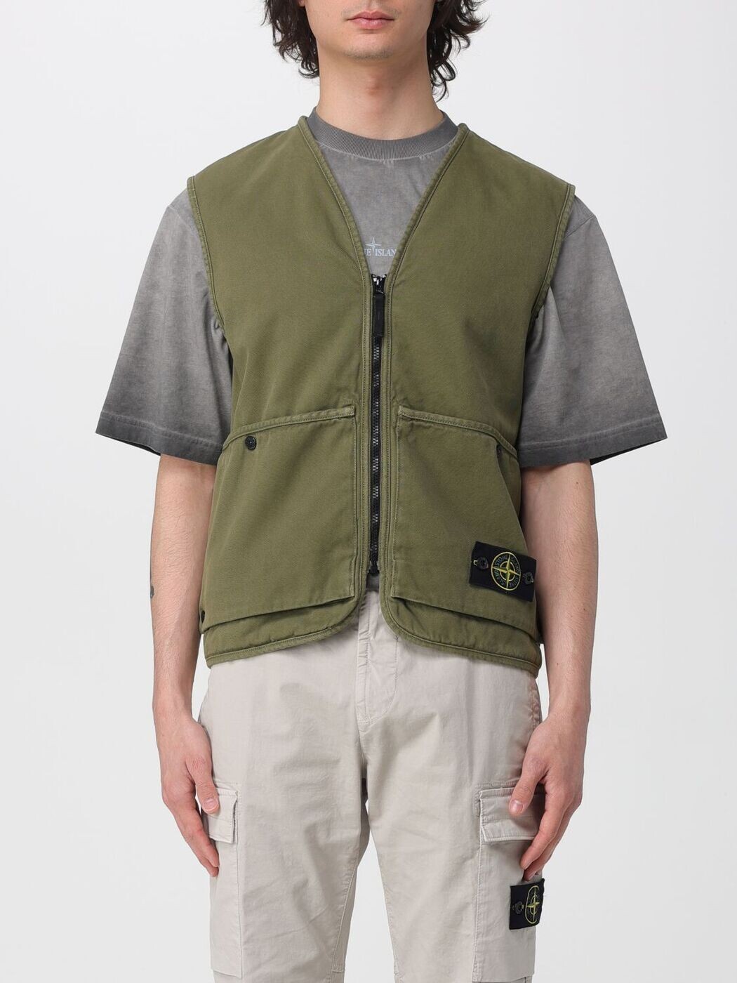 石ころ 島 STONE ISLAND ジレ より良い メンズ Vests 6100007S0184 関税 貨物輸送無料 2026SS gi