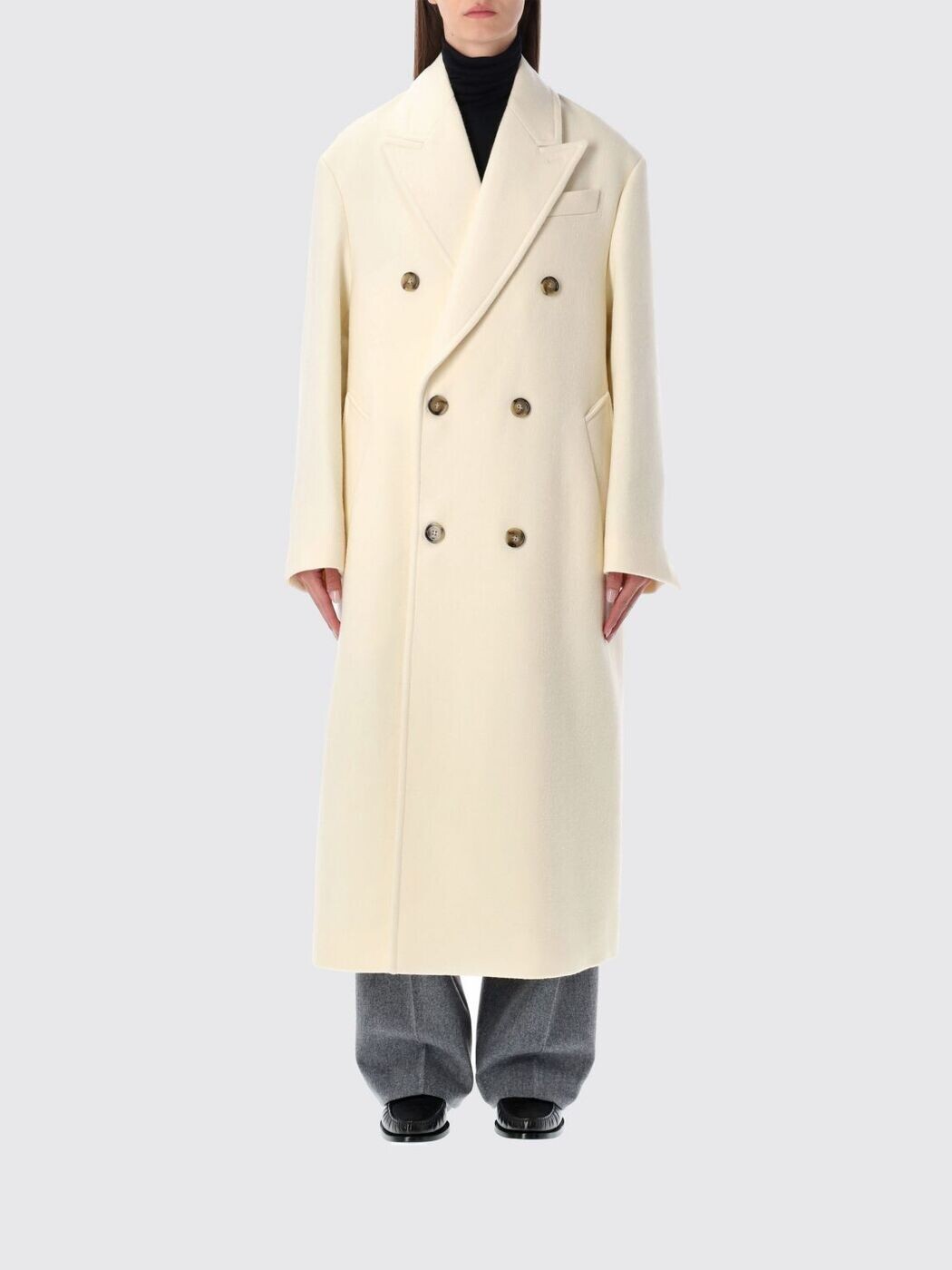 アミ パリス AMI PARIS トレンチコート コート レディース Coats and trench coats FCO458WV0078 Ivory 関税 送料無料 2025AW gi|BRANDSHOP「il Tesoro」