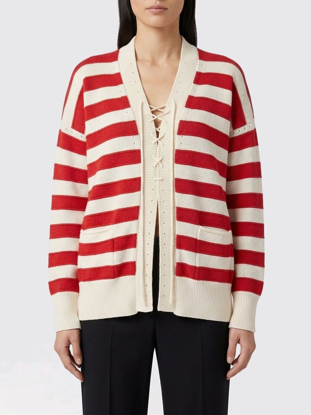 エルマンノ シェルヴィーノ ERMANNO SCERVINO スウェーター 編み物お召しもの レディース 赤いこと Knitwear D485N311IFD 関税 貨物輸送無料 2026SS gi