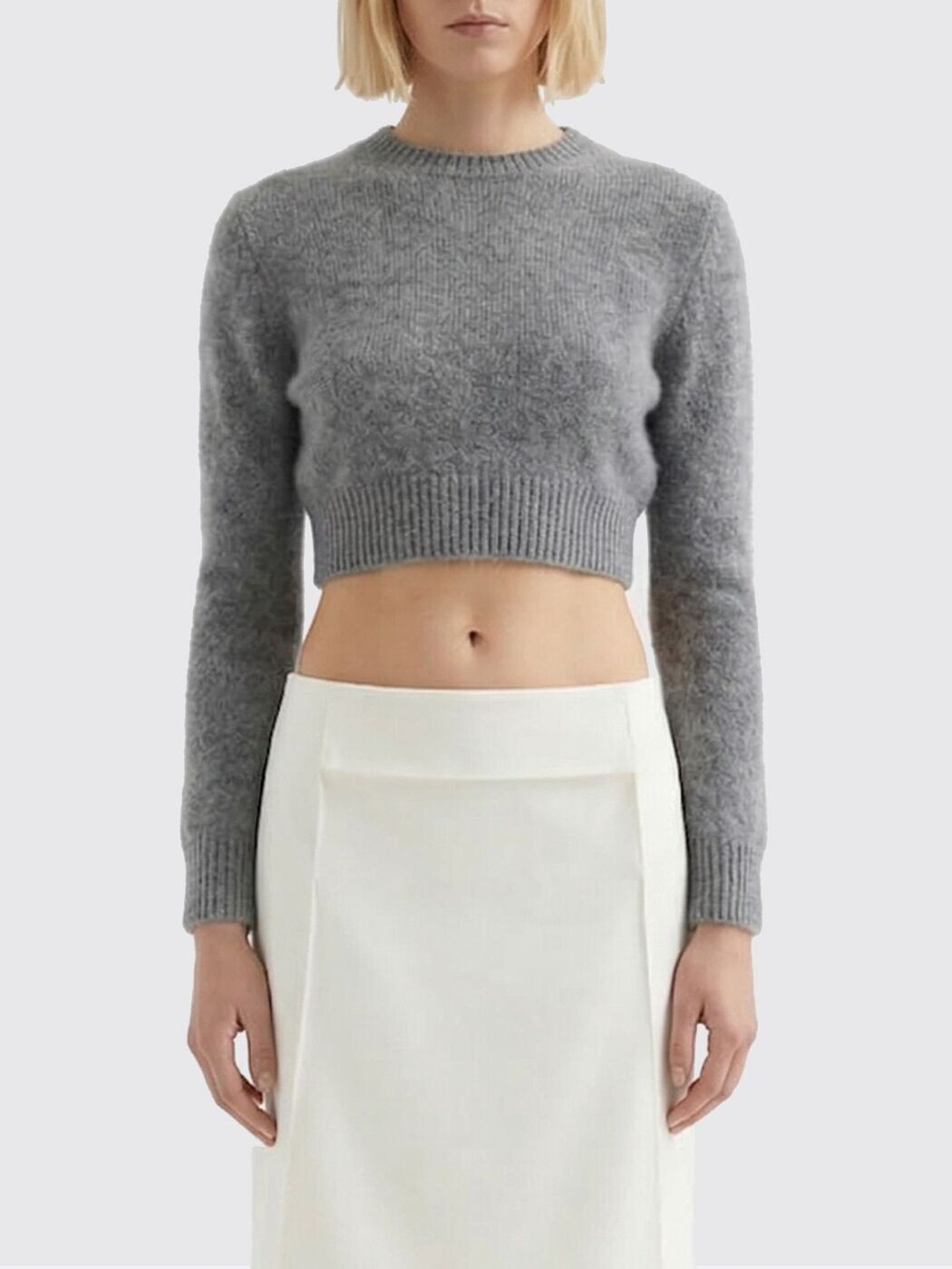 ジルサンダー JIL SANDER スウェーター 編み物お召しもの レディース 薄墨色 Knitwear J03GP0187J14837 関税 貨物輸送無料 2026SS gi