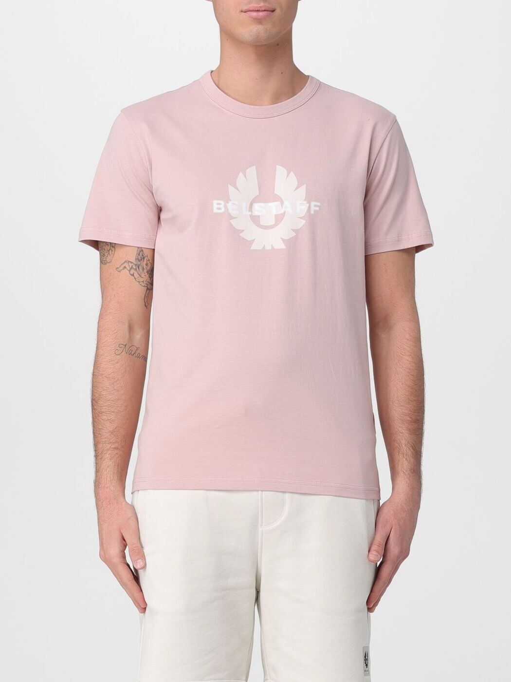 BELSTAFF BELSTAFF Tシャツ メンズ ピンク T-shirts 106222 Pink 関税 送料無料 2026SS gi|BRANDSHOP「il Tesoro」