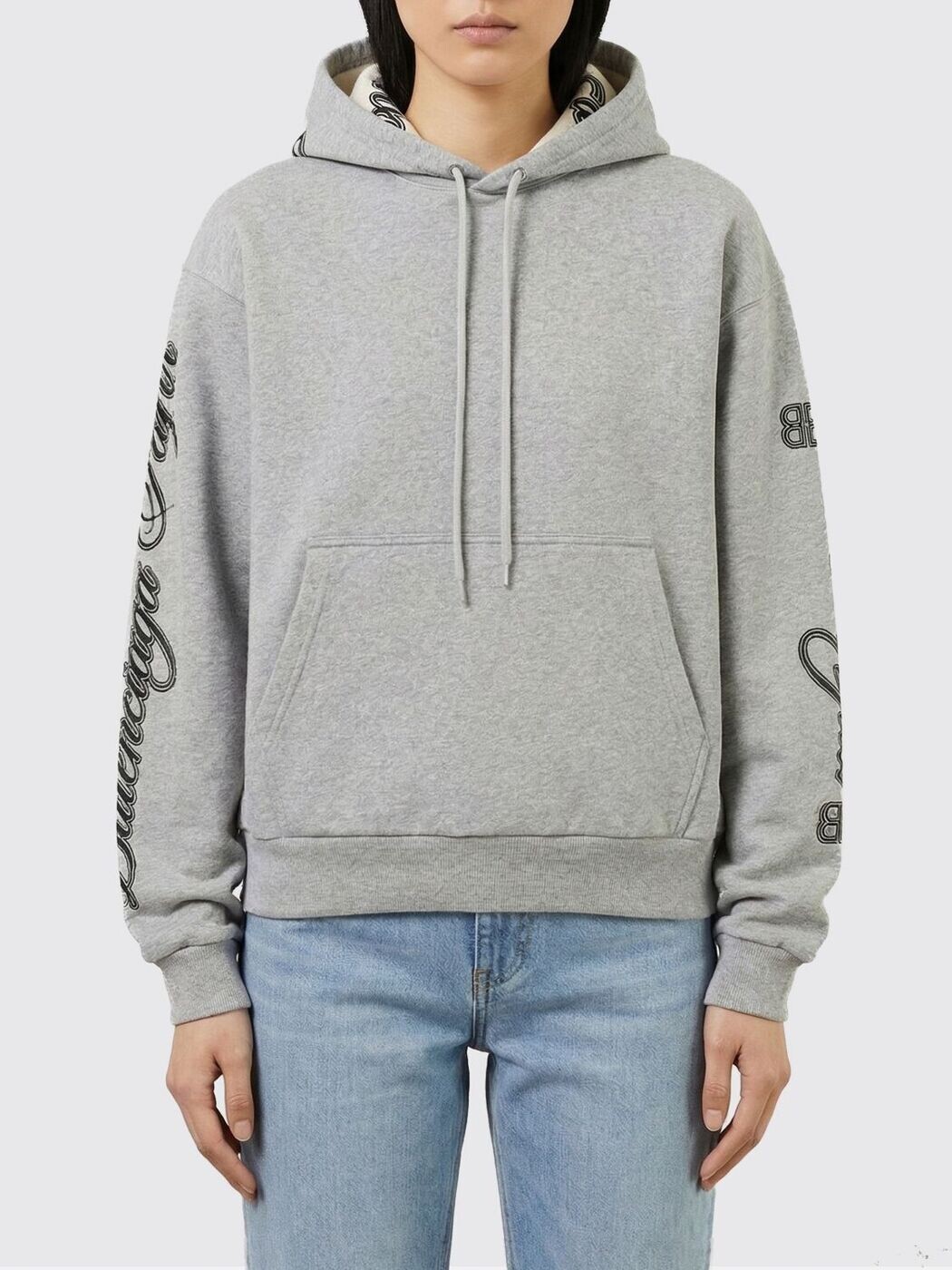 バレンシアガ BALENCIAGA 調教師 レディース 薄墨色 Sweatshirts 858143TTVM8 関税 貨物輸送無料 2026SS gi