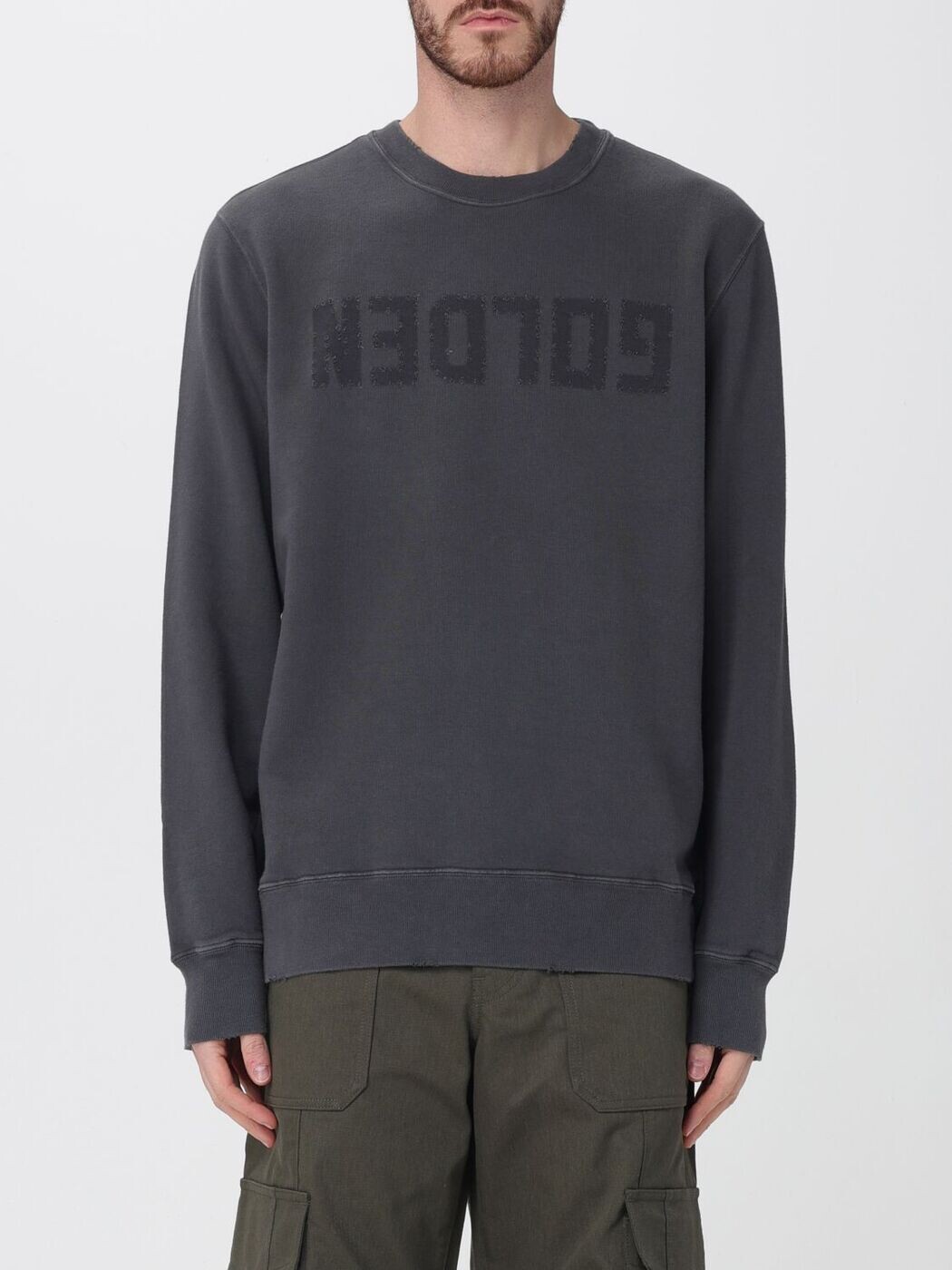 ゴールデン グース 晴れ晴れしい ブランド名 GOLDEN GOOSE トレイナー 調教師 メンズ 薄墨色 Sweatshirts GMP01223P000642 関税 貨物輸送無料 2026SS gi