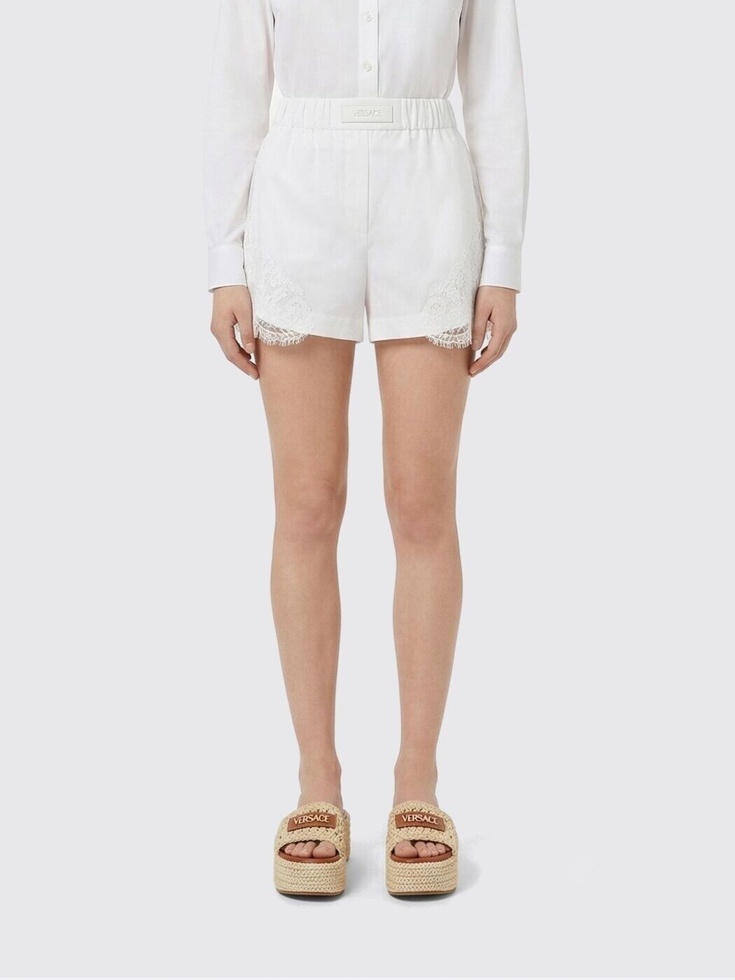 ヴェルサーチ VERSACE デニムショーツ ショーツ レディース ホワイト Denim shorts 10230551A13878 White 関税 送料無料 2026SS gi｜BRANDSHOP「il Tesoro」