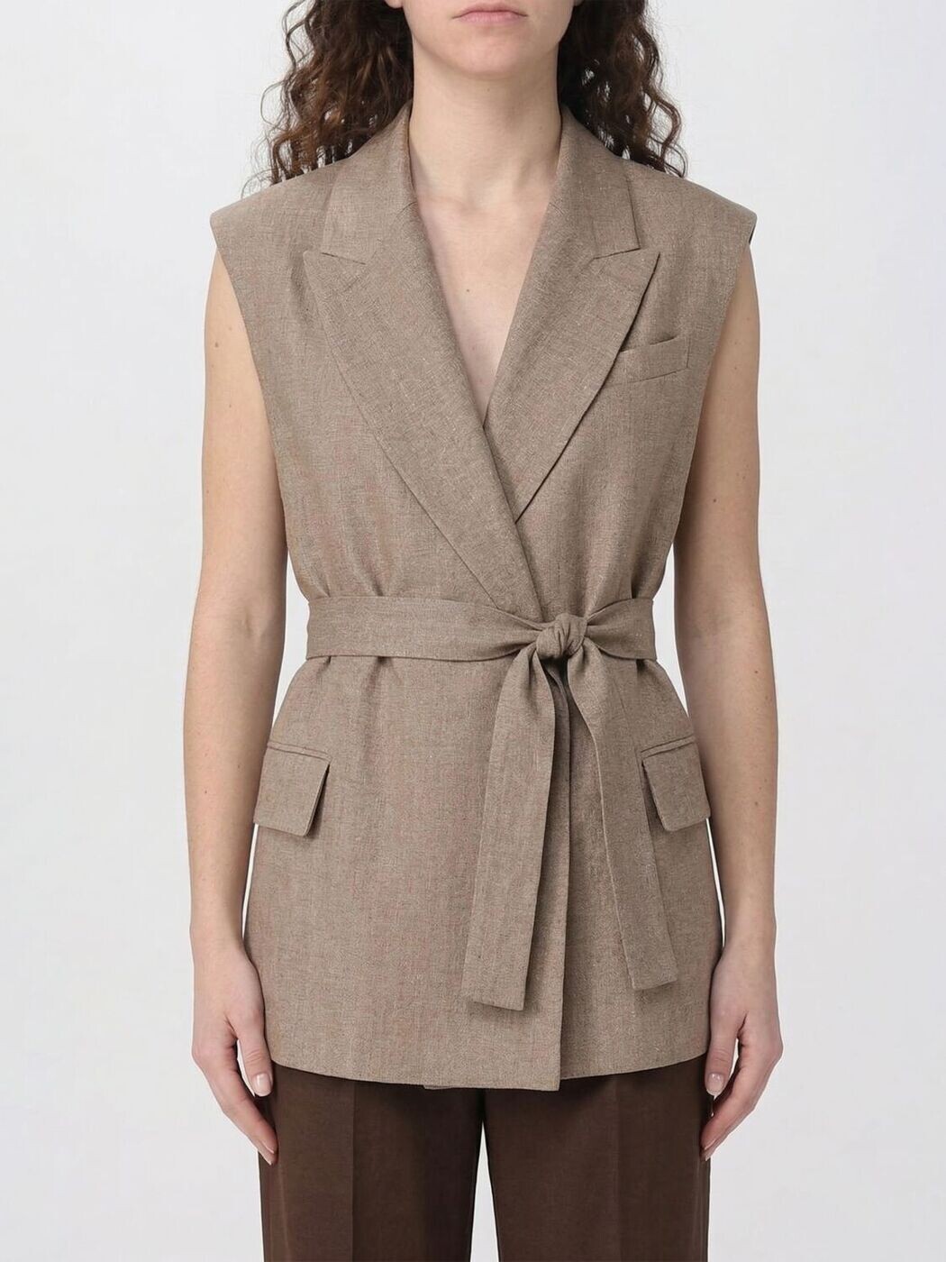 ブルネロクチネリ BRUNELLO CUCINELLI トレンチコート 厚地の外套 レディース サクラ色 Coats and trench coats MH5267774 関税 貨物輸送無料 2026SS gi コート・ジャケット-レディースファッション