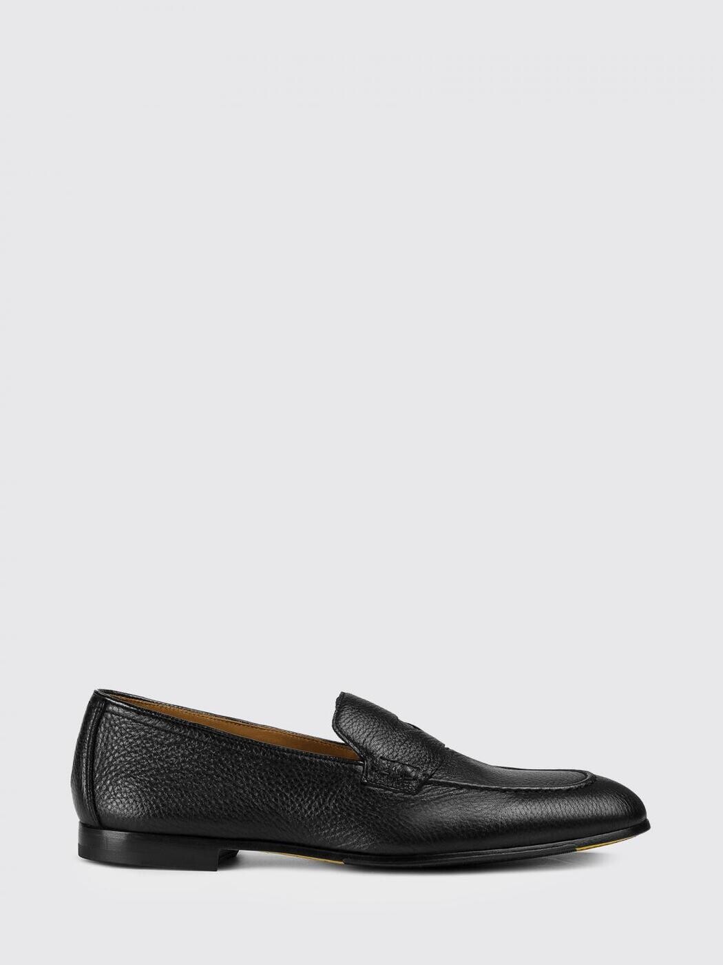 デュカルス DOUCAL\u0027S 置き目毛皮 メンズ 黒いこと Loafers DU2983PANNUF054 関税 貨物輸送無料 2026SS gi