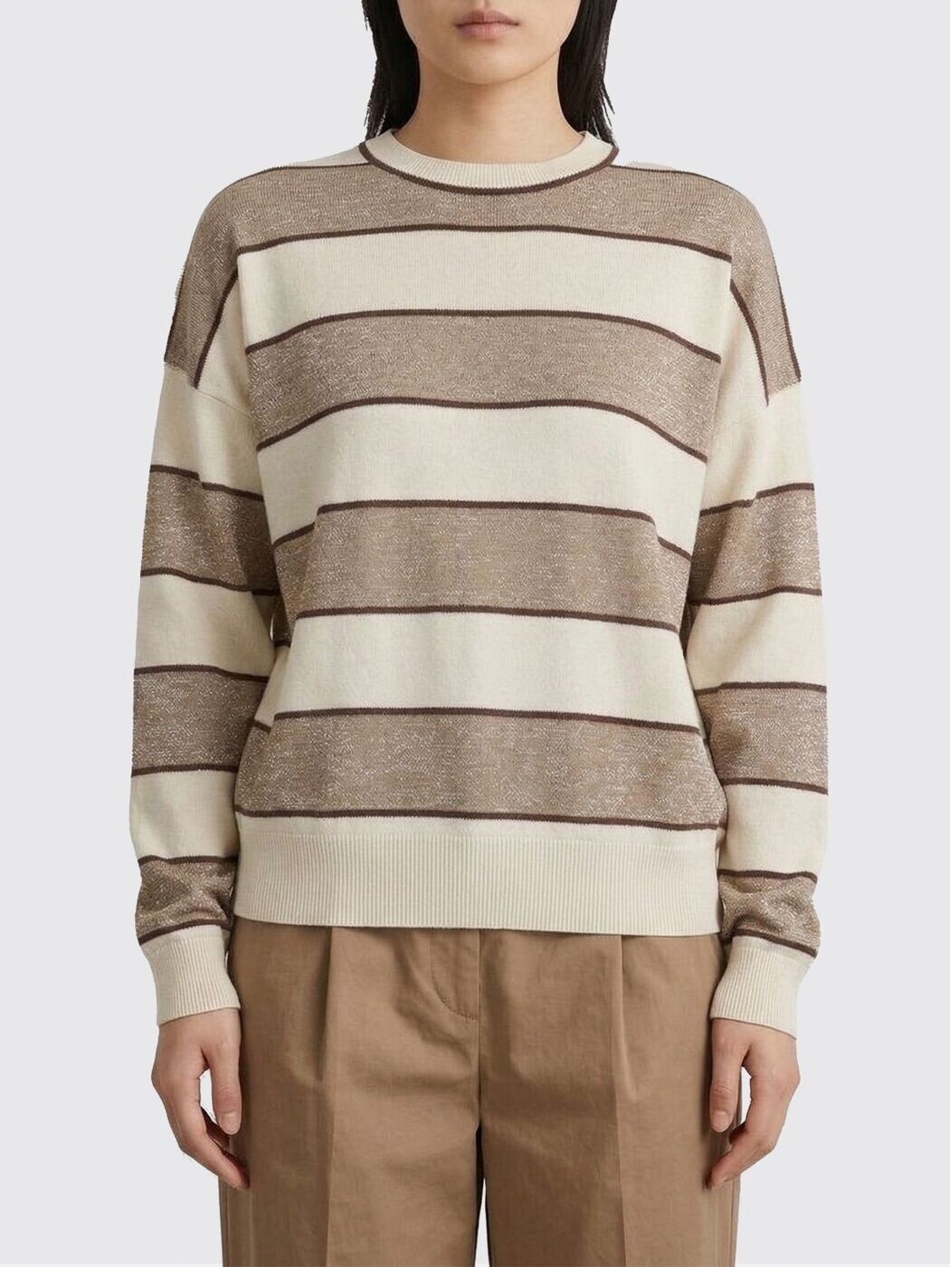 ブルネロクチネリ BRUNELLO CUCINELLI スウェーター 編み物お召しもの レディース 赤銅色 Knitwear M16221600 関税 貨物輸送無料 2026SS gi