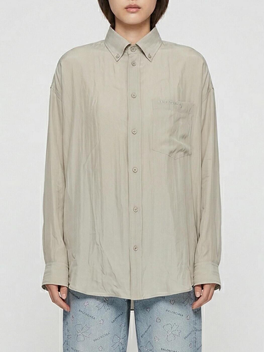 バレンシアガ BALENCIAGA シャツ レディース Shirts 862679TSM04 Nude 関税 送料無料 2026SS gi｜BRANDSHOP「il Tesoro」