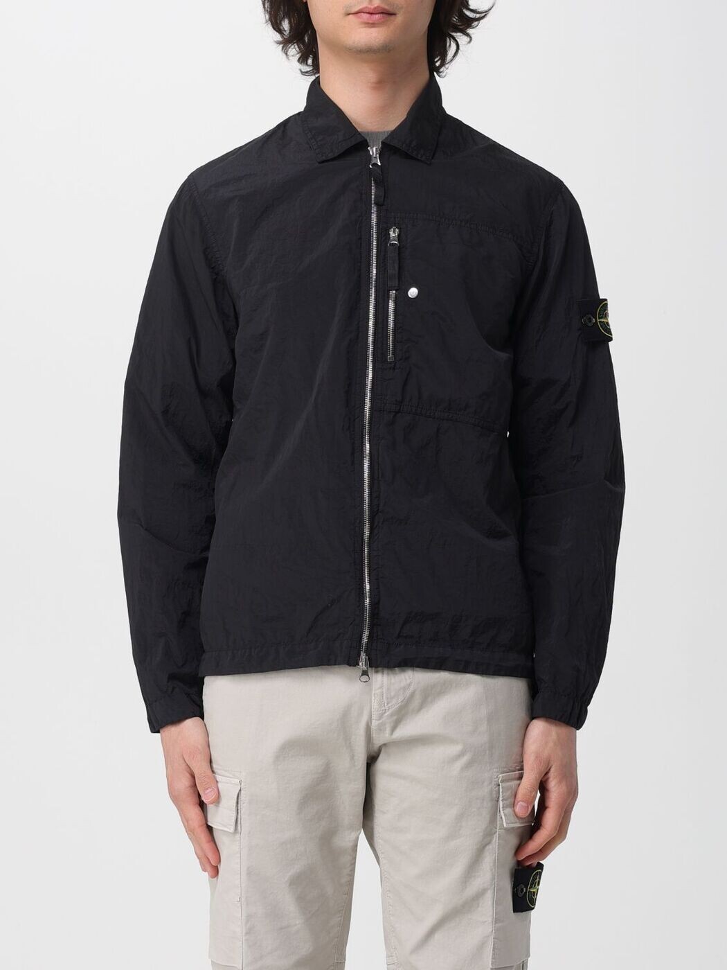 ストーン アイランド STONE ISLAND ジャケット メンズ ブラック Jackets 1200038S0019 関税 送料無料 2026SS gi