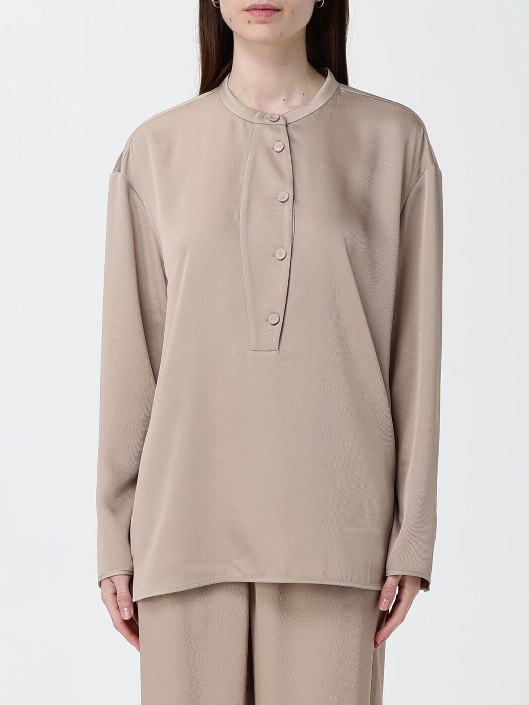 エン急性灰白髄炎 アルマーニ EMPORIO ARMANI プルオーバー トップス レディース 赤銅色 T-shirts and tops EW003319 AF20495 関税 貨物輸送無料 2026SS gi
