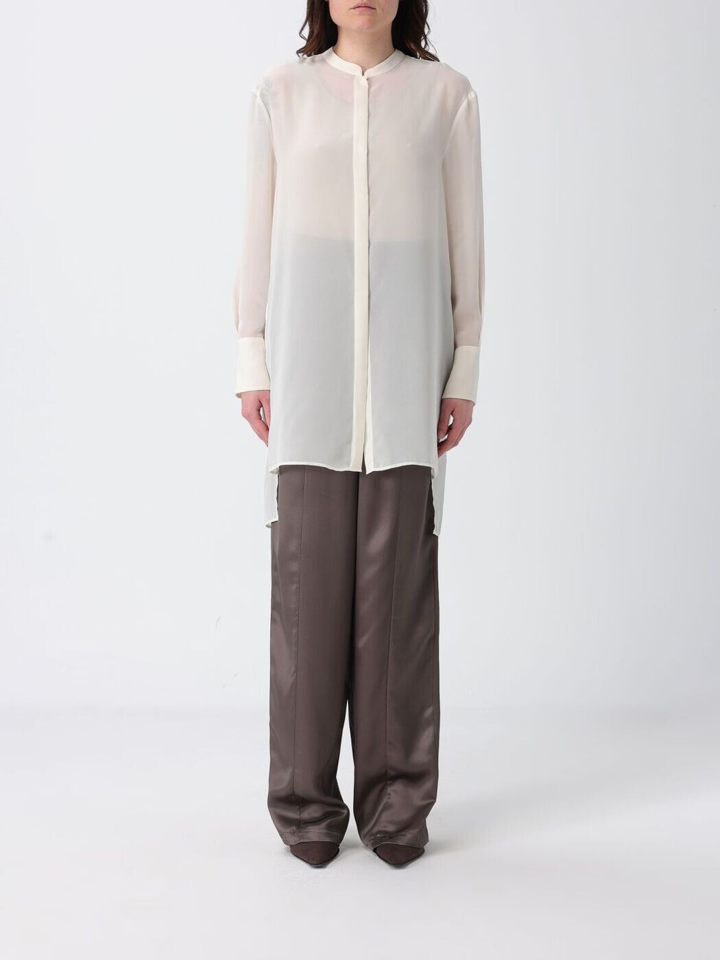 エンポリオ アルマーニ EMPORIO ARMANI シャツ レディース Shirts EW003213 AF10209 Ivory 関税 送料無料 2026SS gi|BRANDSHOP「il Tesoro」