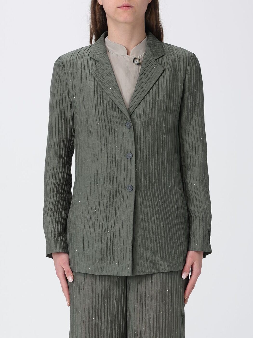 エンポリオ アルマーニ EMPORIO ARMANI スーツジャケット スーツ ジャケット レディース Suit Jackets EW003445 AF20830 Olive 関税 送料無料 2026SS gi｜BRANDSHOP「il Tesoro」