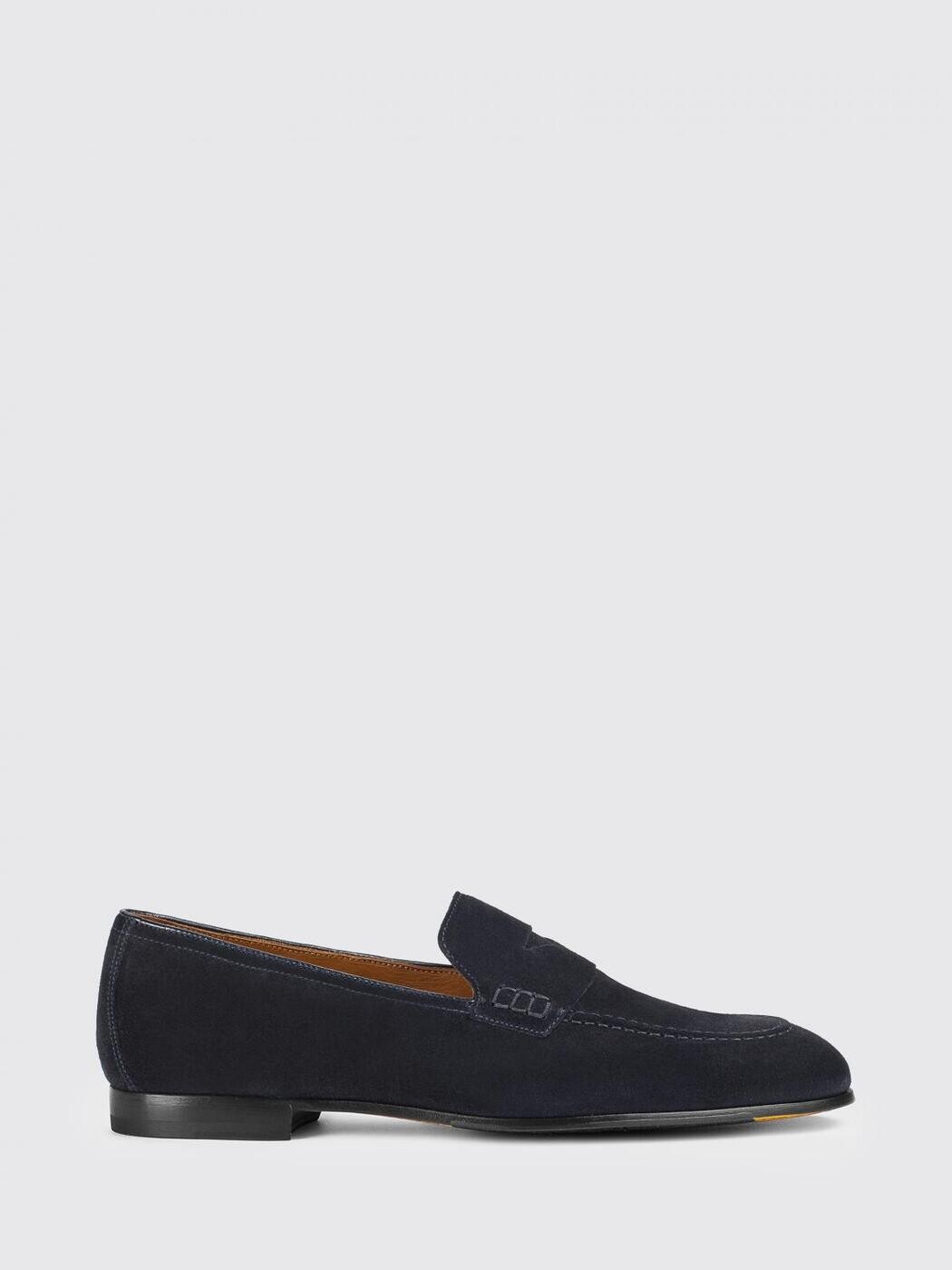 デュカルス DOUCAL\u0027S 置き目毛皮 メンズ 青色 Loafers DU2983PANNUF009 関税 貨物輸送無料 2026SS gi
