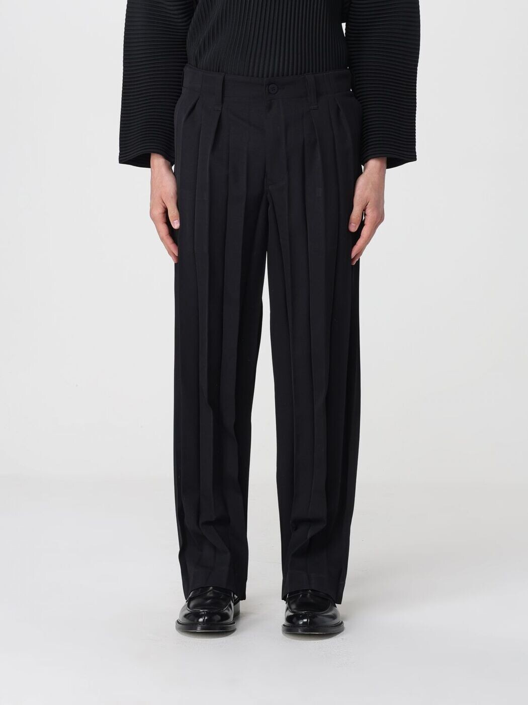 HOMME PLISSE' ISSEY MIYAKE ズボン パンツ メンズ ブラック Trousers HP66FF177 Black 関税 送料無料 2026SS gi|BRANDSHOP「il Tesoro」