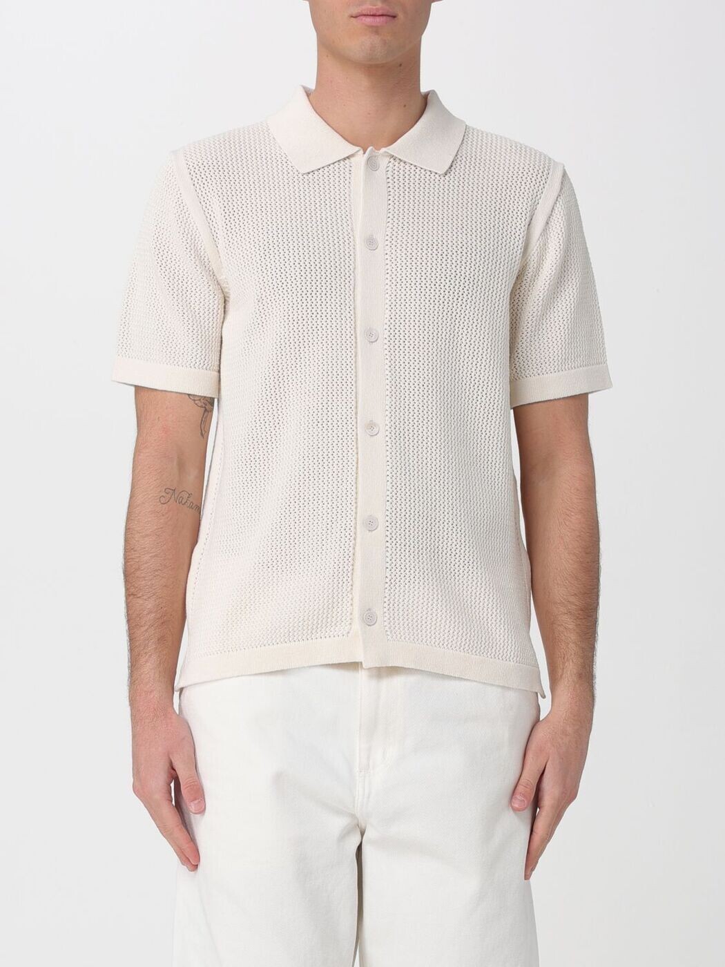 メゾン キツネ MAISON KITSUNE セーター ニットウェア メンズ Knitwear QM00505KT1197 Nude 関税 送料無料 2026SS gi｜BRANDSHOP「il Tesoro」