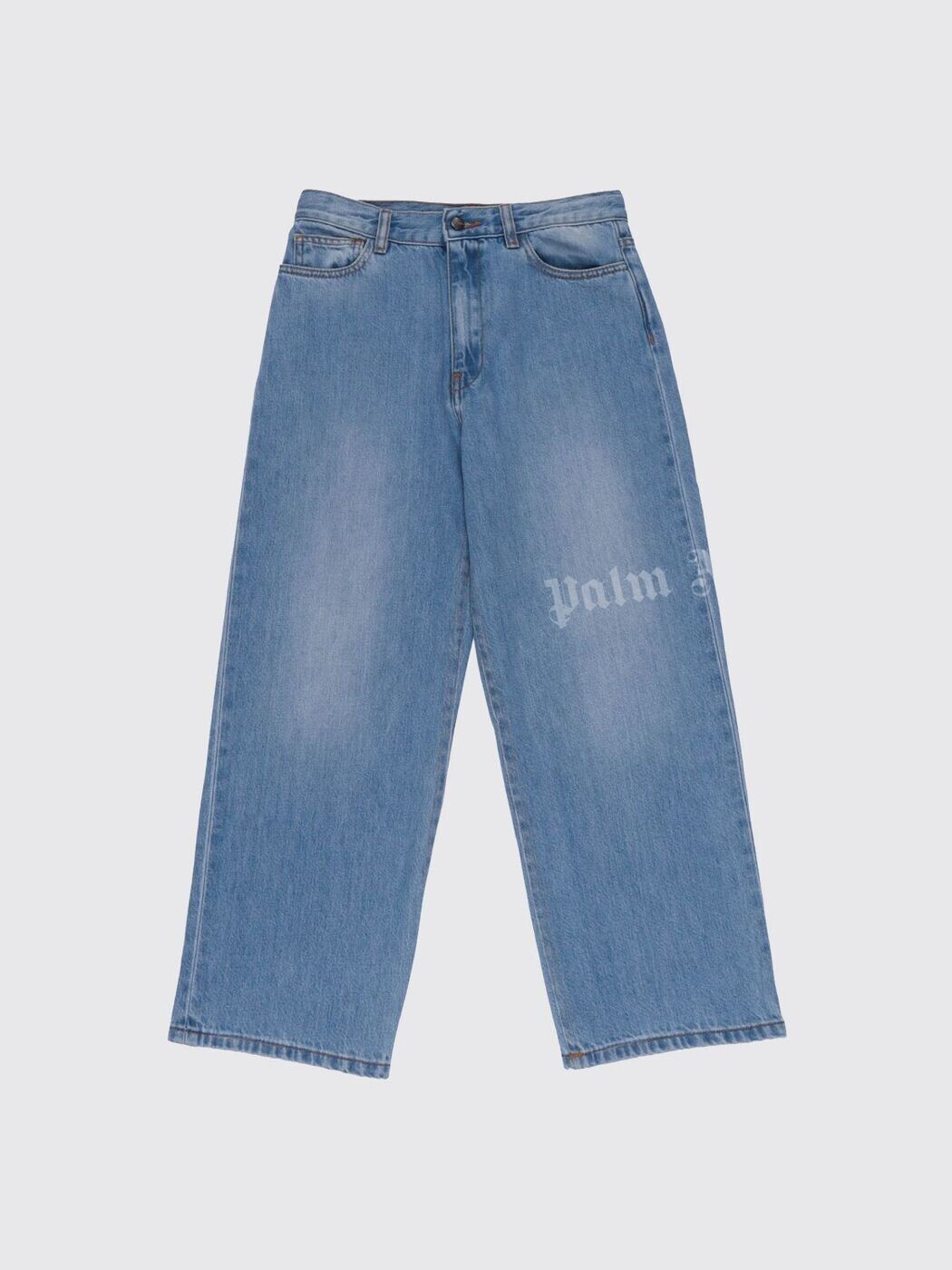 パーム・エンジェルス PALM ANGELS レギュラーフィットジーンズ ジーンズ ボーイズ 青色 Regular fit jeans PBYB009S26DEN001 関税 貨物輸送無料 2026SS gi