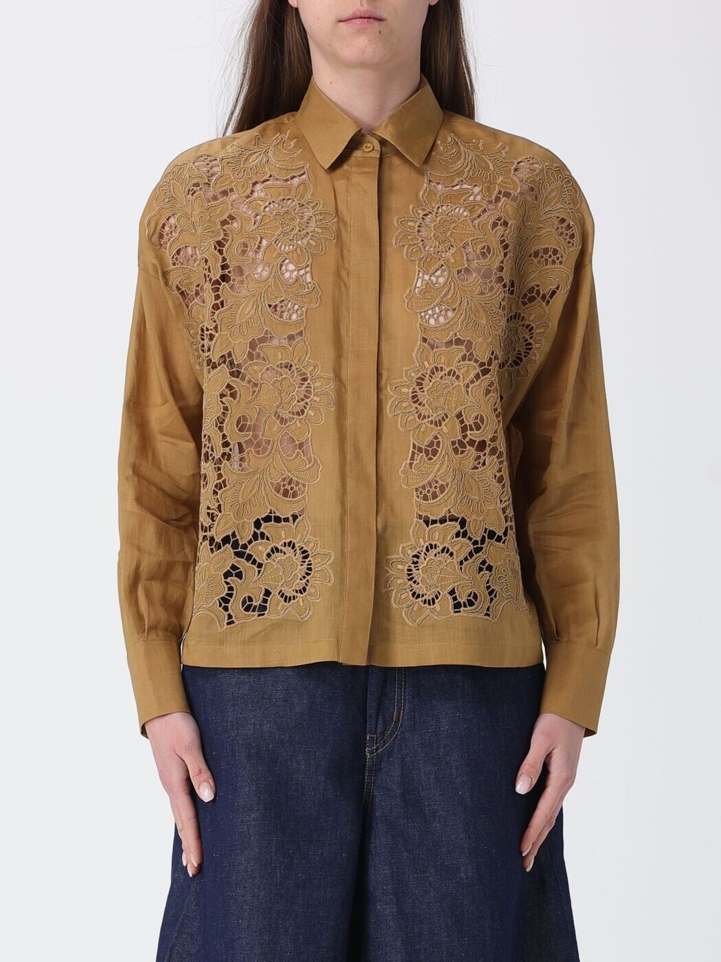 マックスマーラ ステュディオ MAX MARA STUDIO シャツ レディース Shirts 2616111012600 Ocher 関税 送料無料 2026SS gi｜BRANDSHOP「il Tesoro」